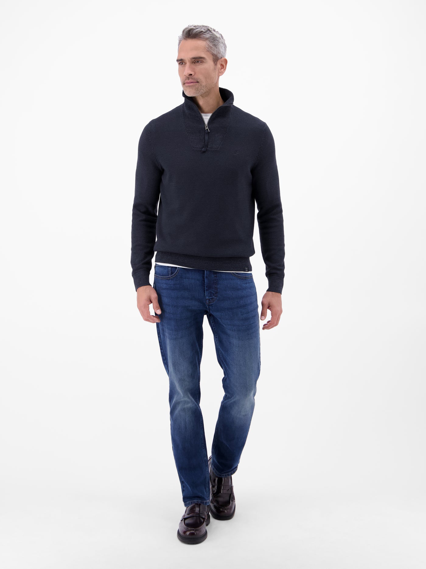 Herren Stricktroyer in Twist-Struktur - LERROS