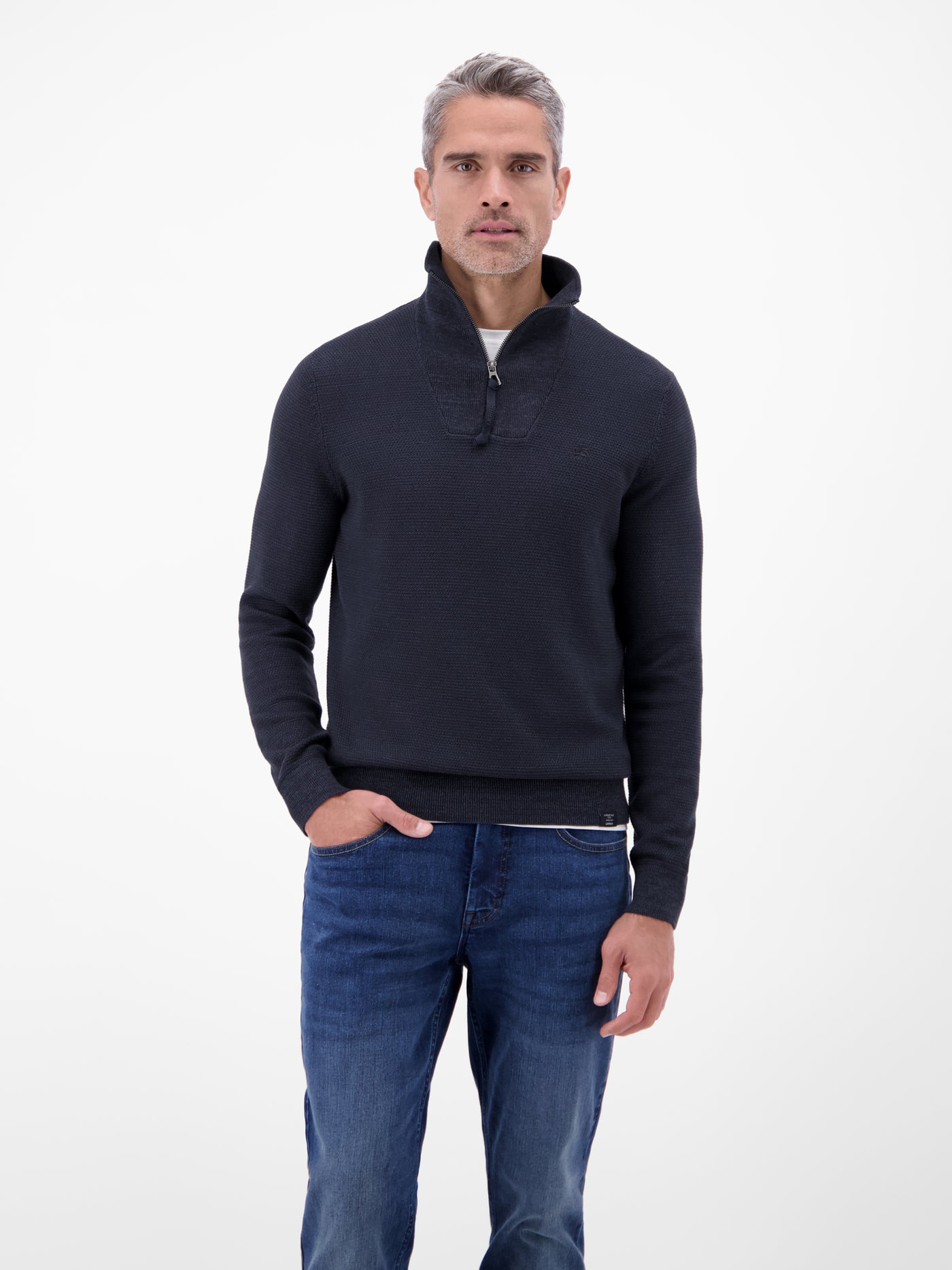 Herren Stricktroyer in Twist-Struktur - LERROS