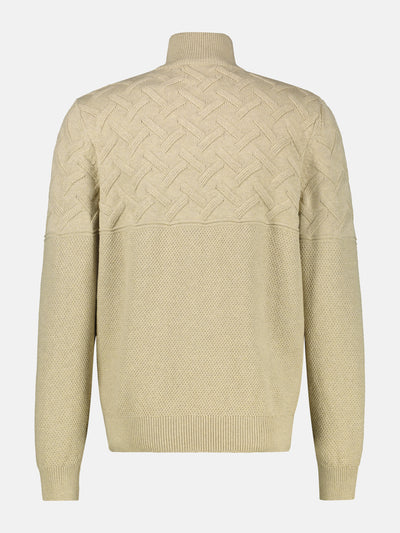 Herren-Troyer mit Jacquardmuster - LERROS