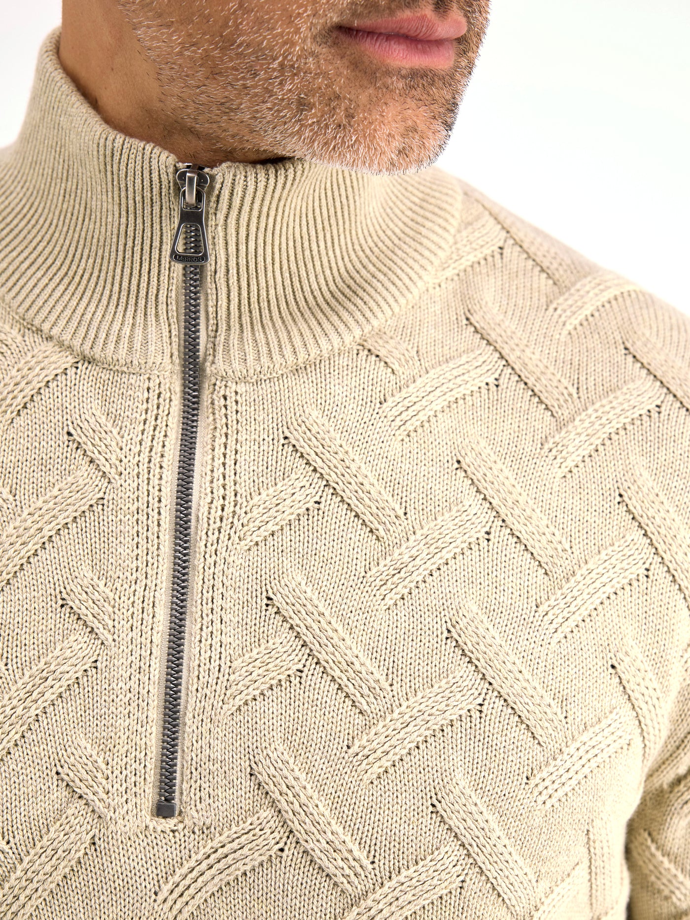 Herren-Troyer mit Jacquardmuster - LERROS