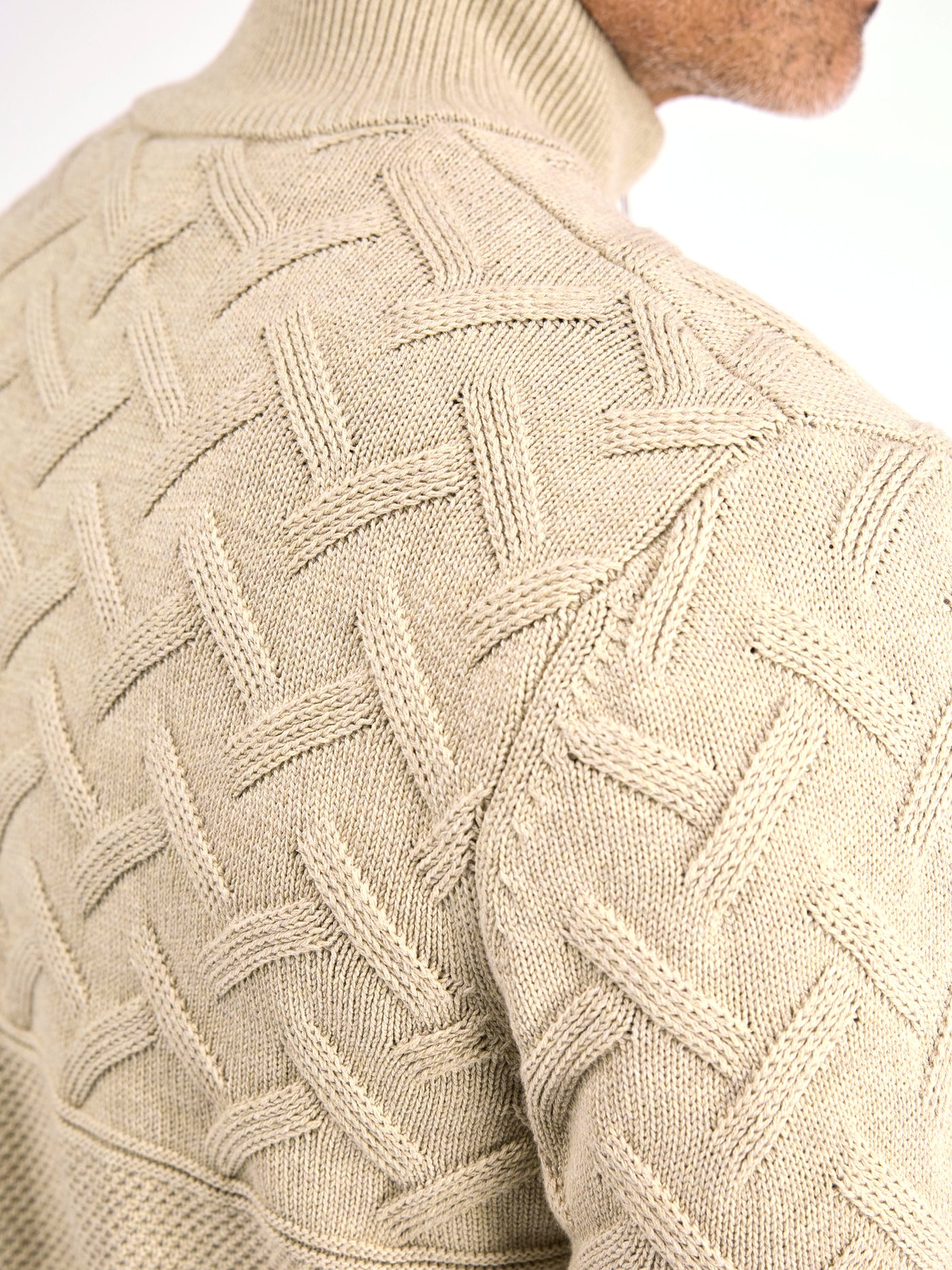 Herren-Troyer mit Jacquardmuster - LERROS