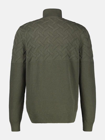 Herren-Troyer mit Jacquardmuster - LERROS