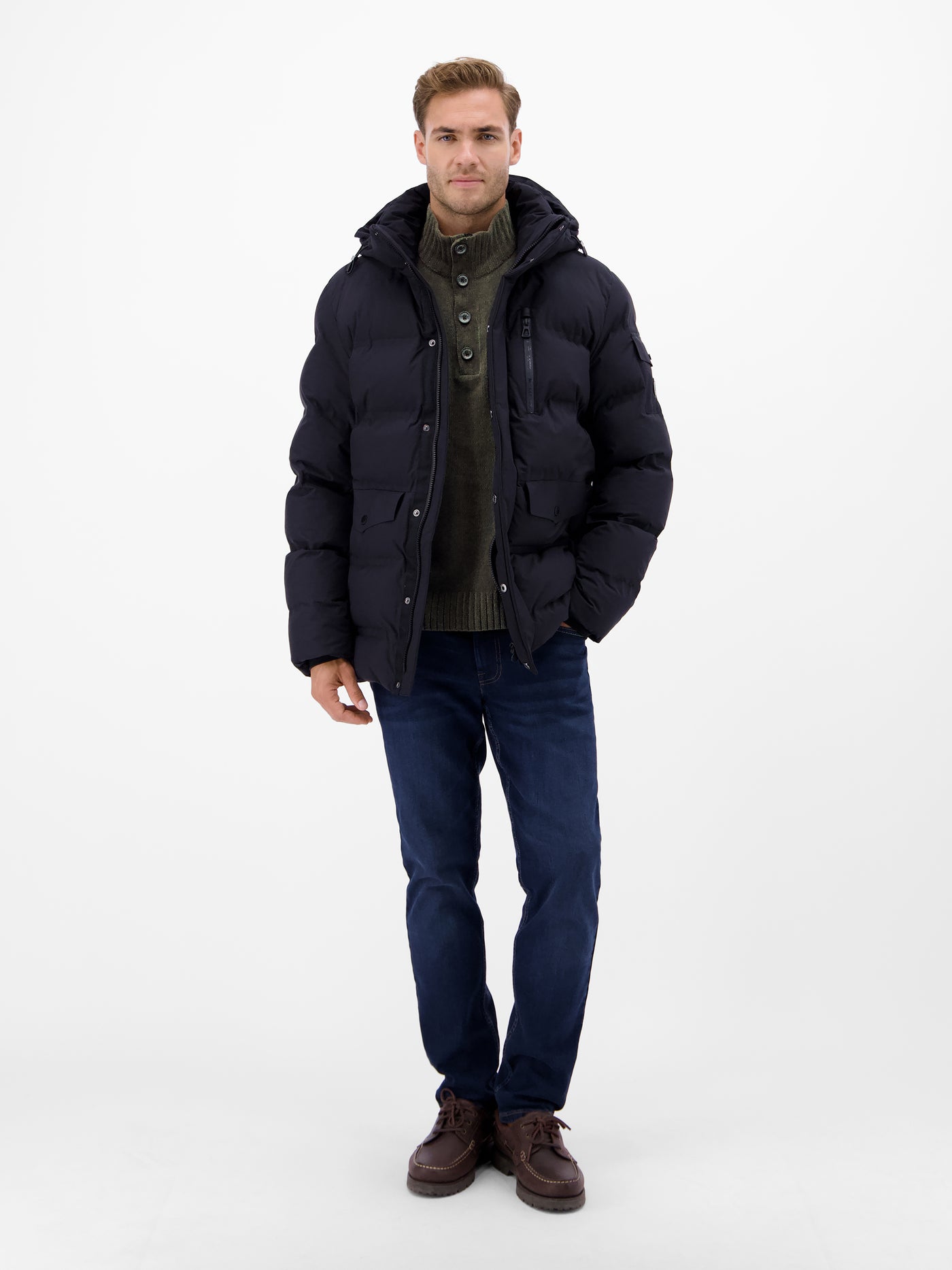 Herren Stricktroyer, weich wie Samt - LERROS