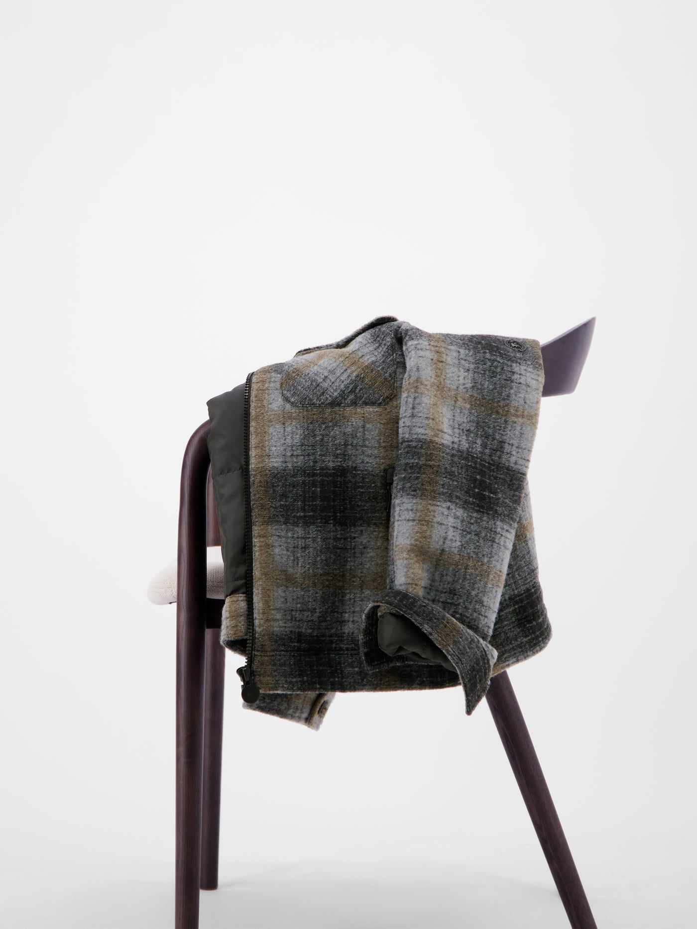 Karierte Outdoor-Hemdjacke in Woll-Optik - LERROS