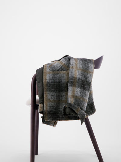 Karierte Outdoor-Hemdjacke in Woll-Optik - LERROS