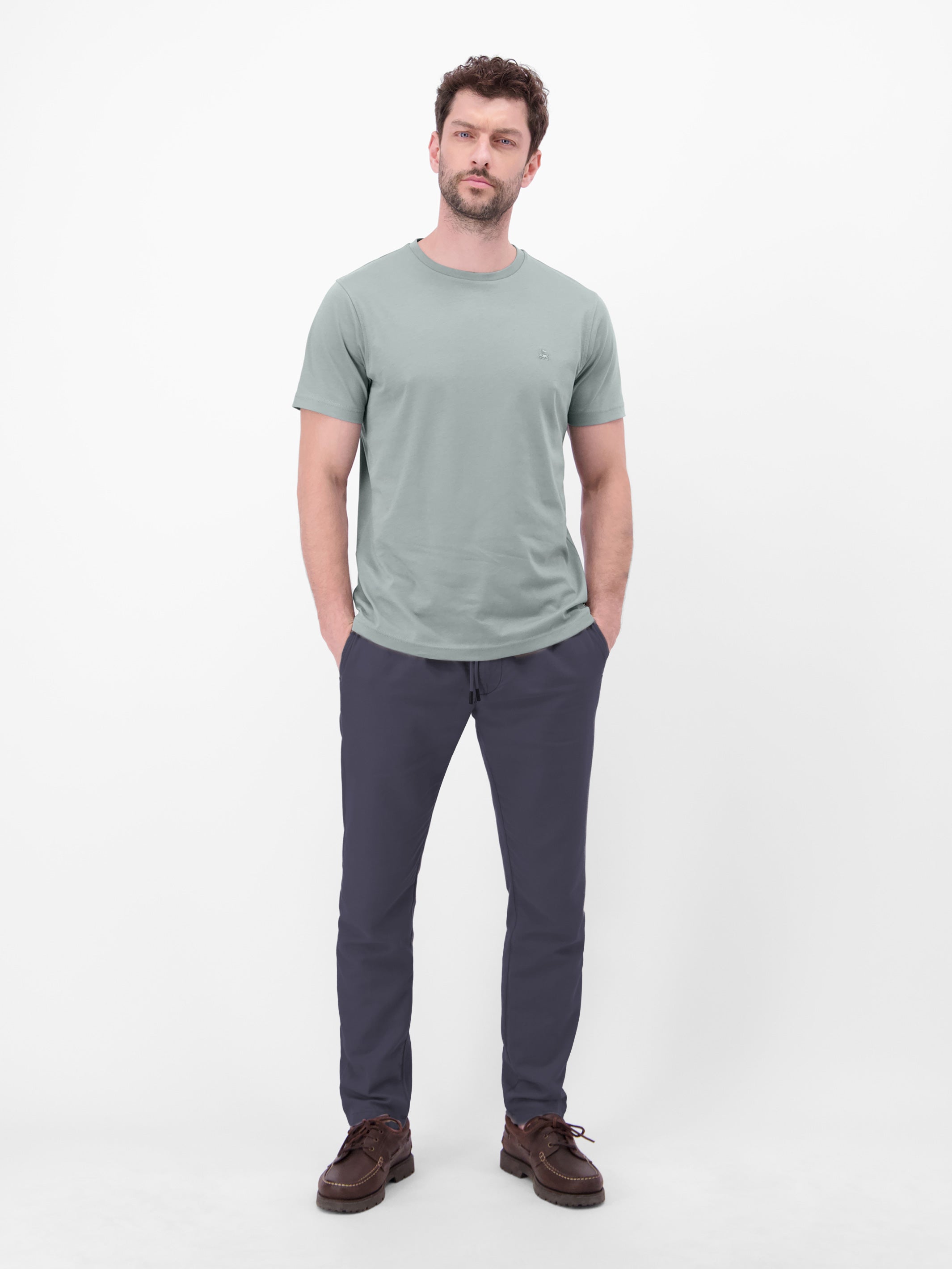 Rundhals T-Shirt aus Baumwolle - T-Shirt Rundhals