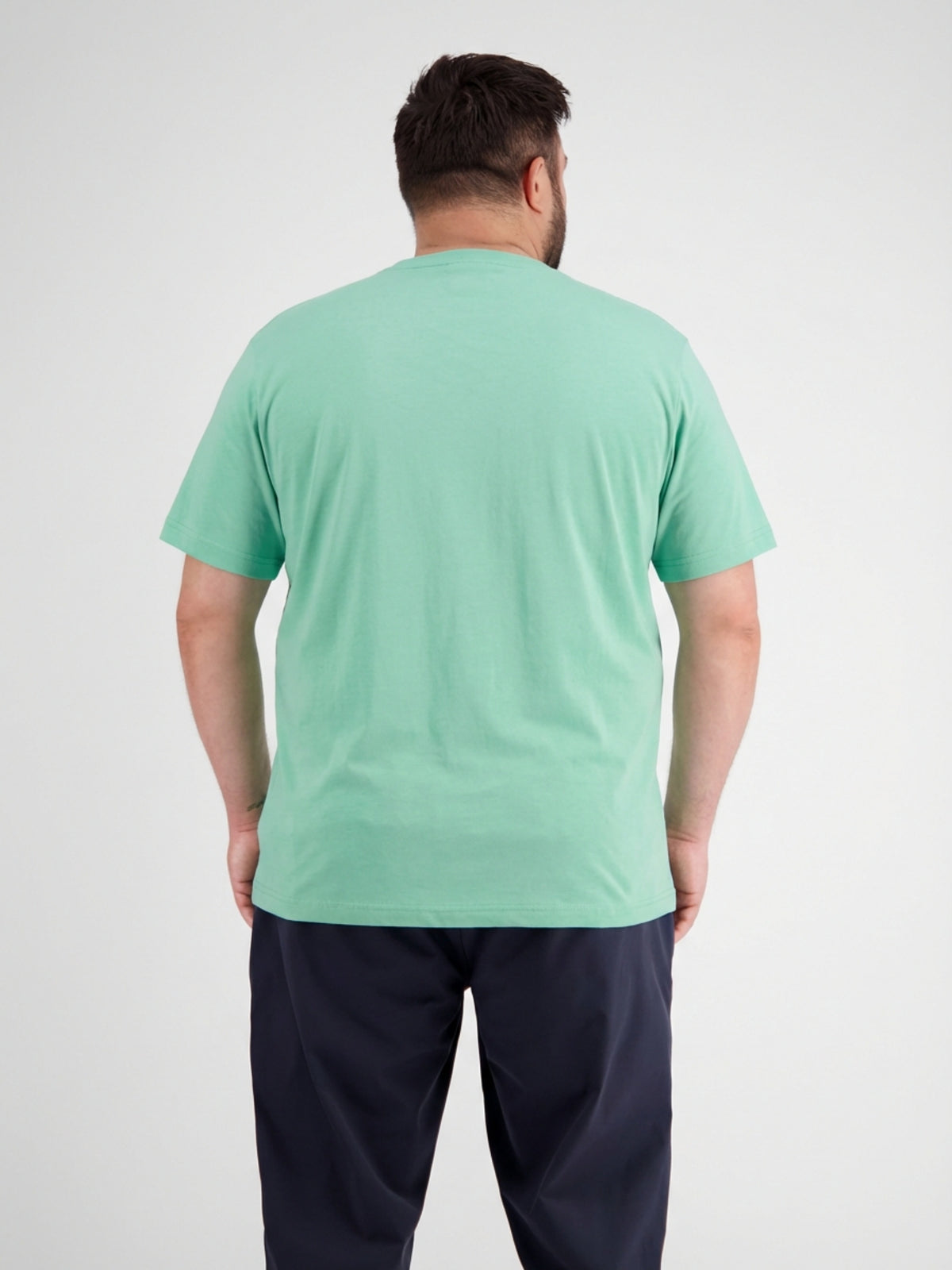 T-Shirt mit Brustprint, Grosse Grössen - T-Shirt Rundhals