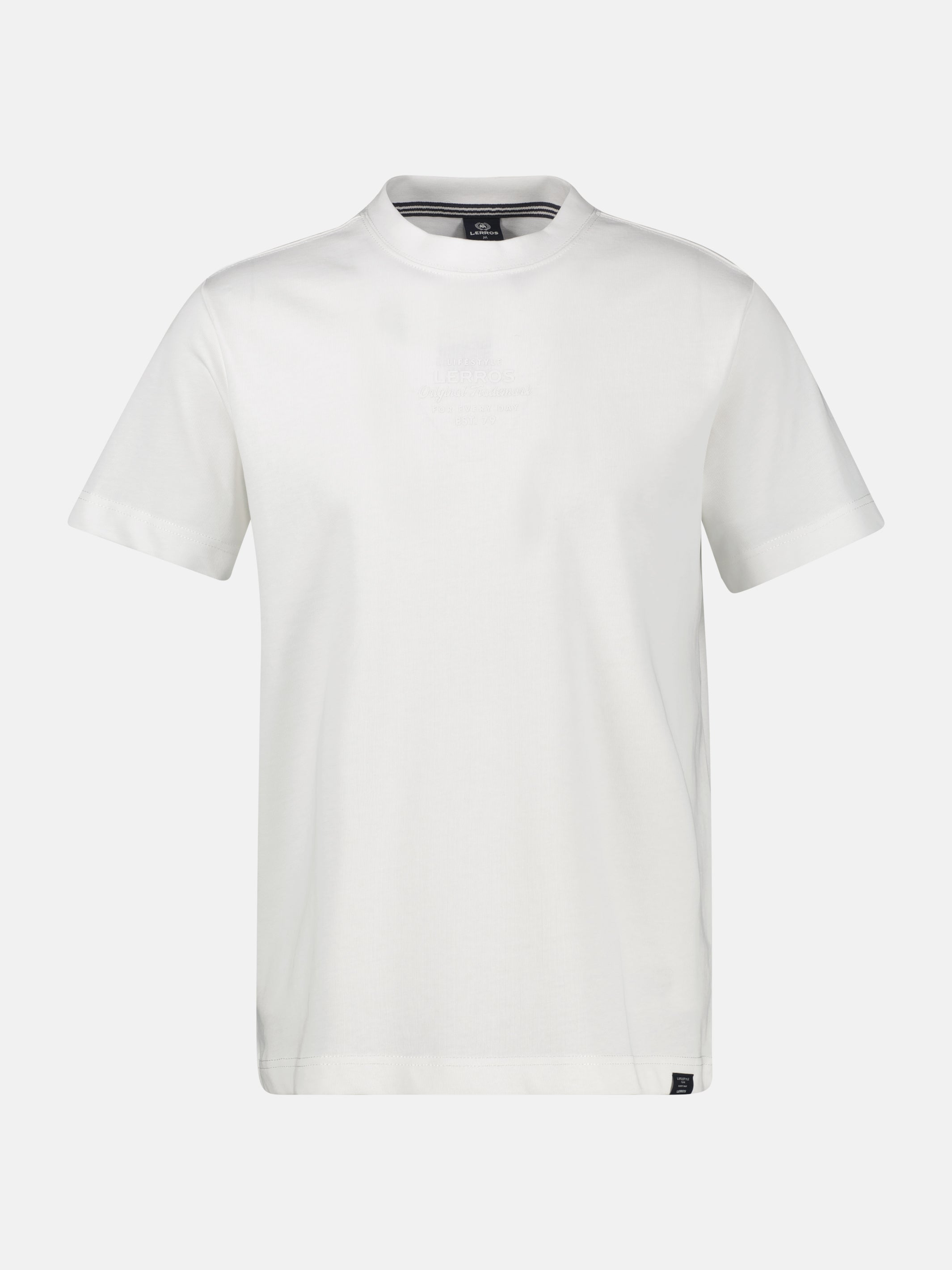 T-Shirt aus Baumwolle mit Print - T-Shirt Rundhals