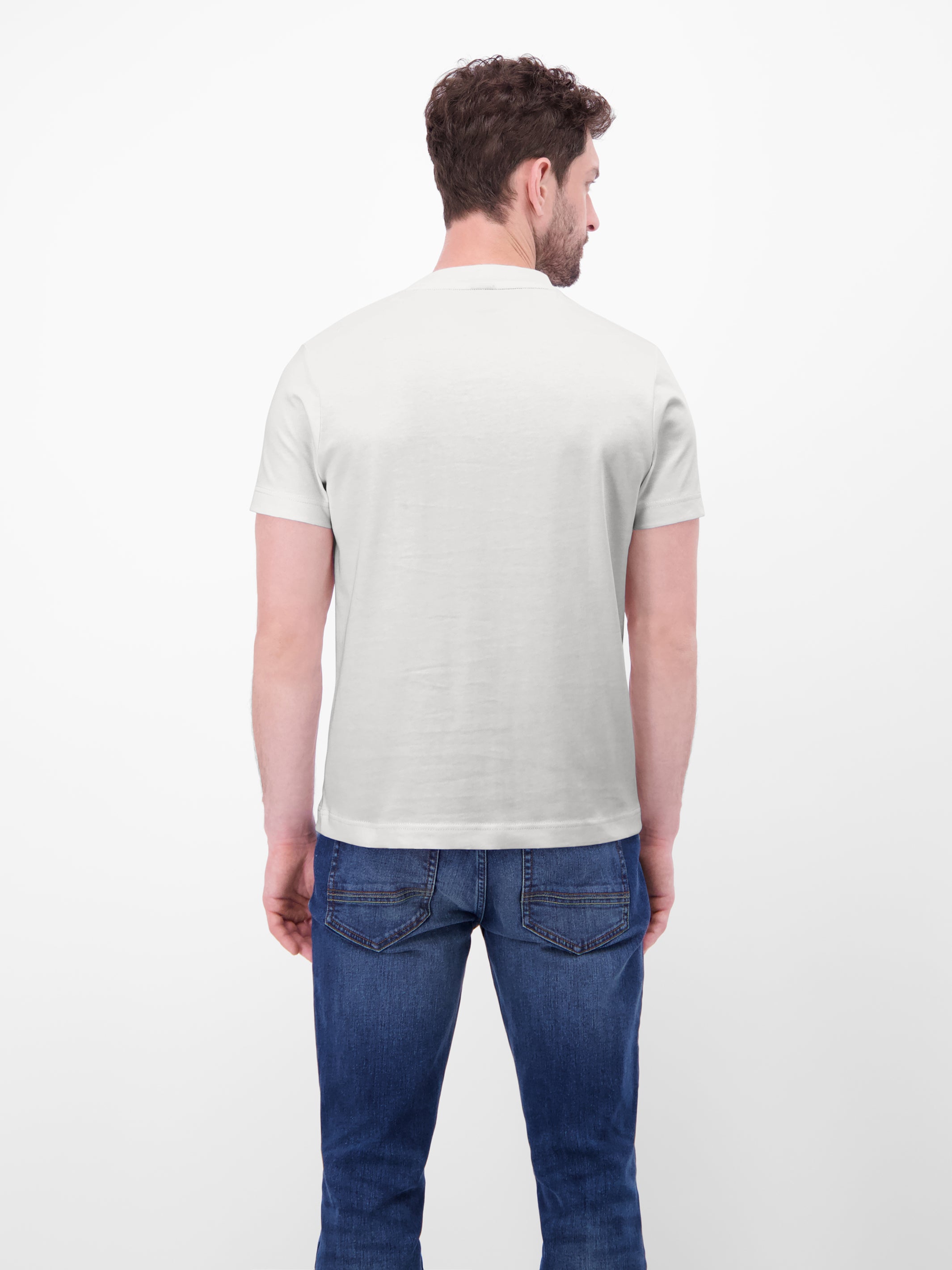 T-Shirt aus Baumwolle mit Print - T-Shirt Rundhals