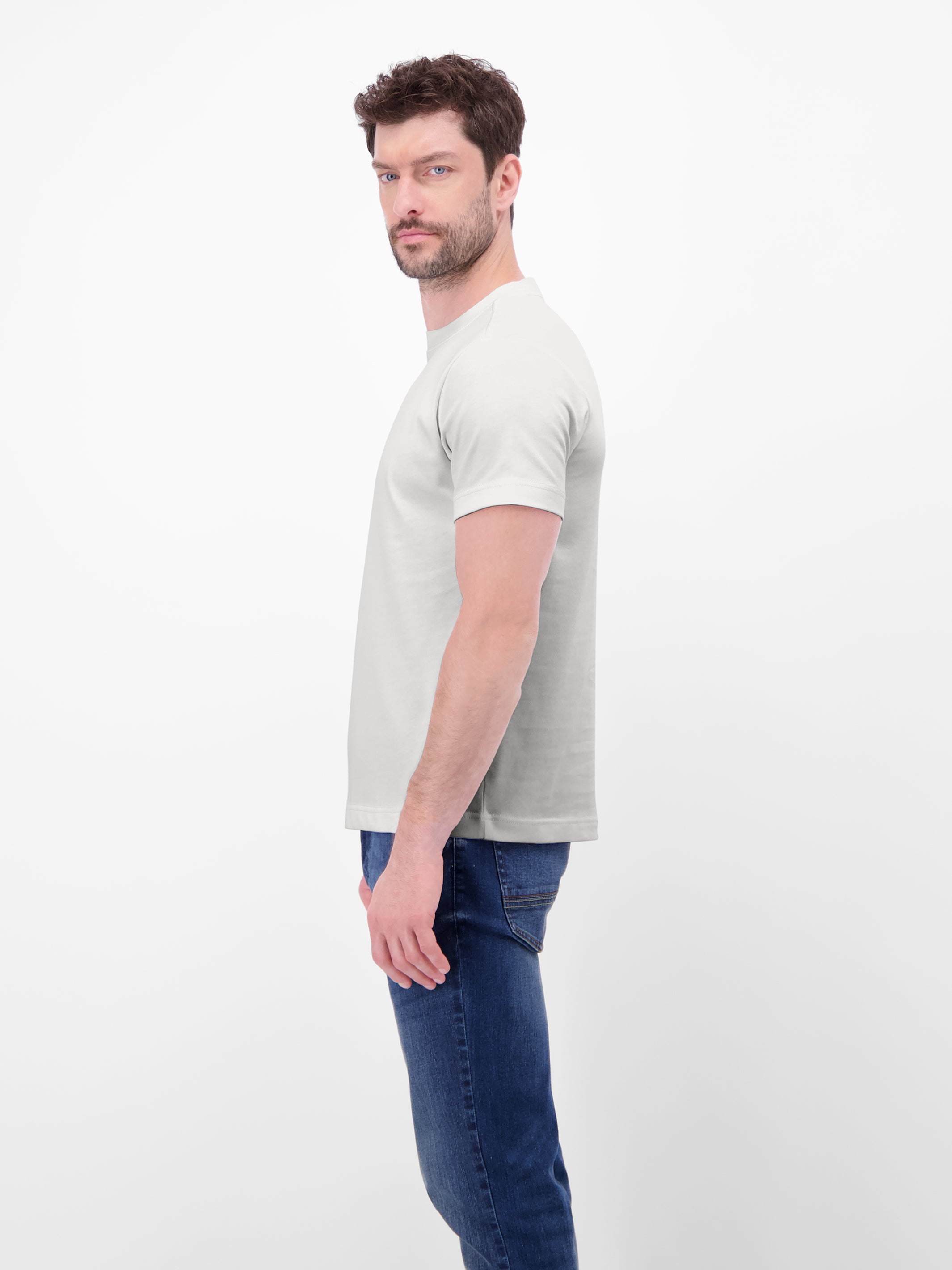 T-Shirt aus Baumwolle mit Print - T-Shirt Rundhals