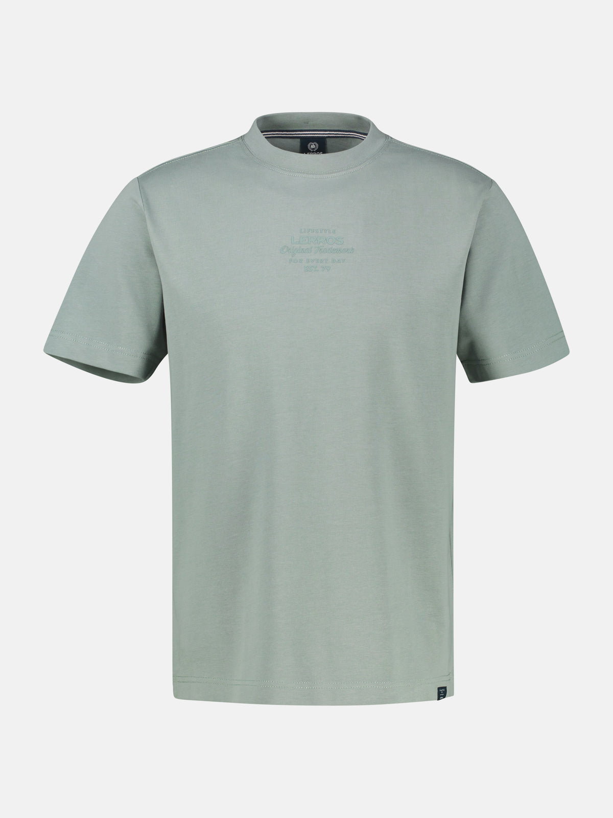 T-Shirt aus Baumwolle mit Print - T-Shirt Rundhals