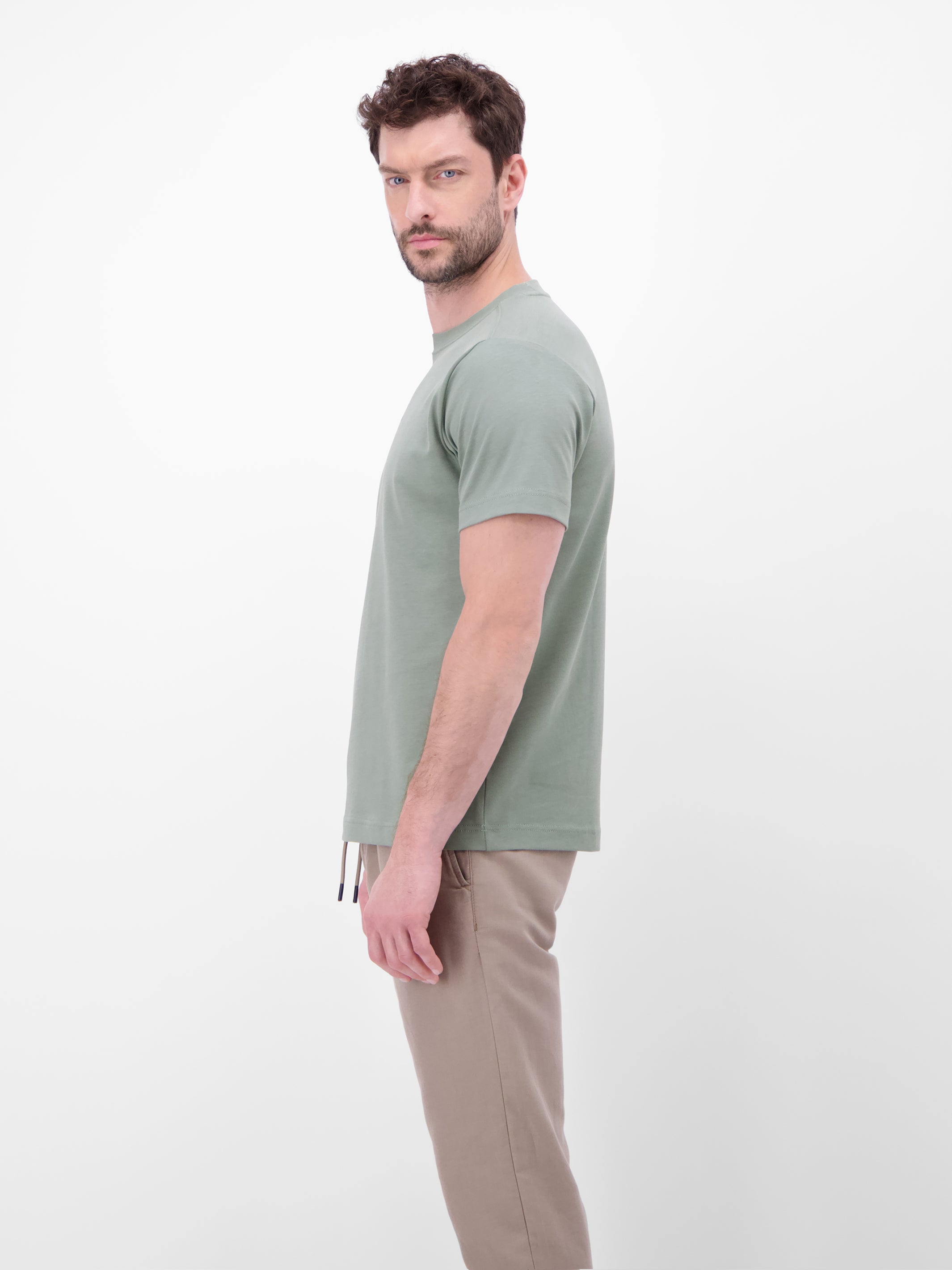 T-Shirt aus Baumwolle mit Print - T-Shirt Rundhals