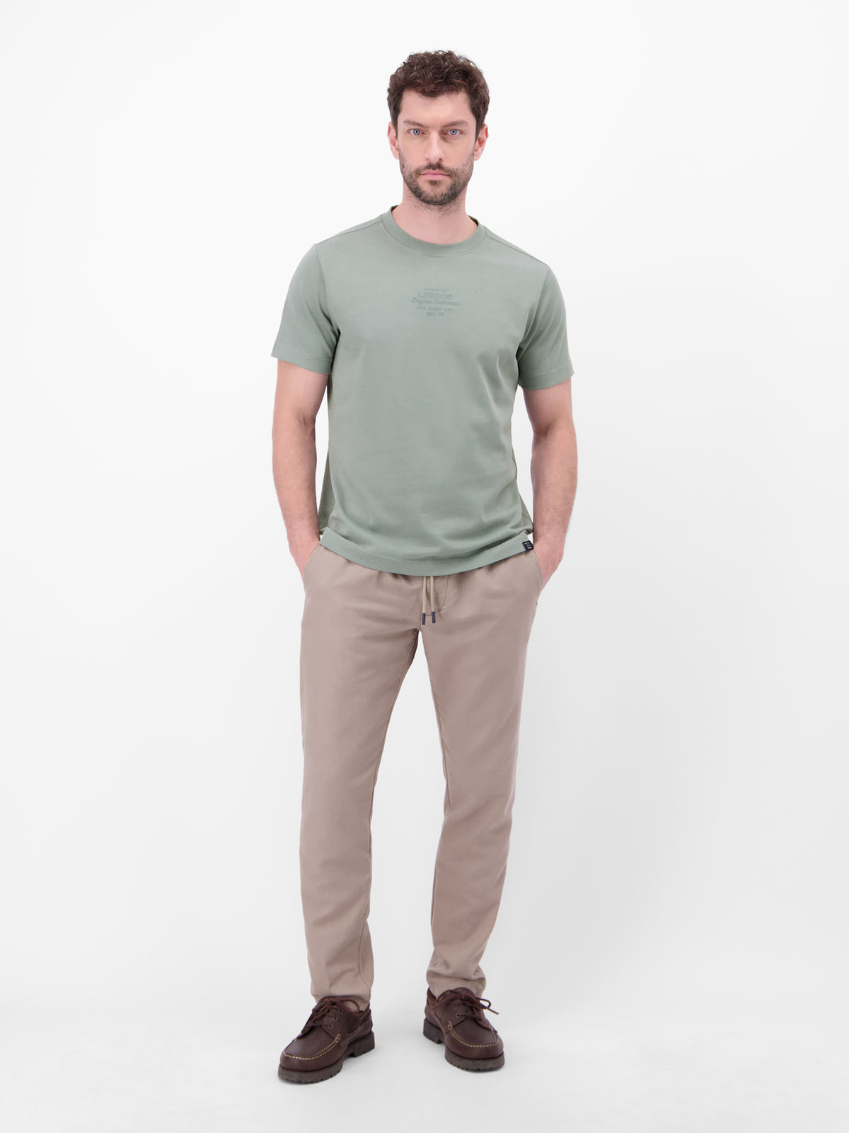 T-Shirt aus Baumwolle mit Print - T-Shirt Rundhals