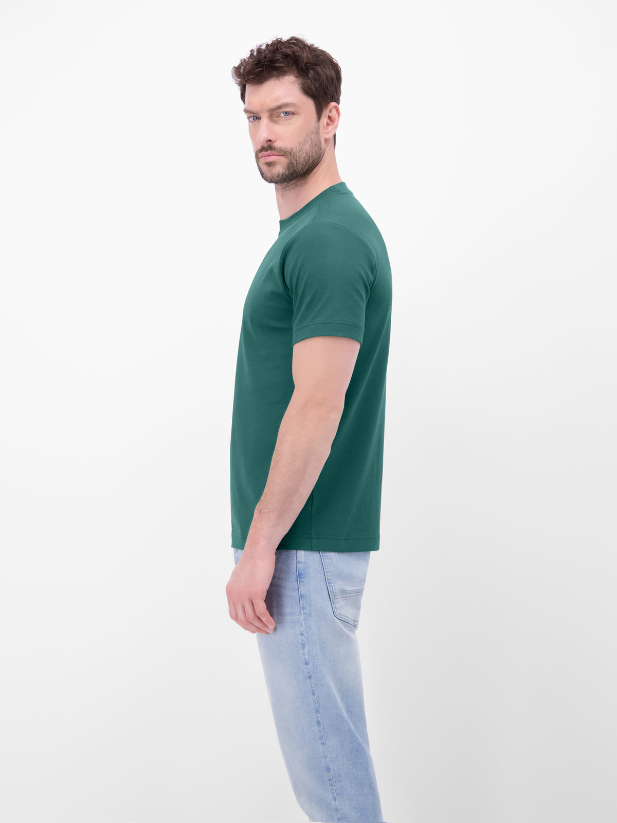 T-Shirt aus Baumwolle mit Print - T-Shirt Rundhals