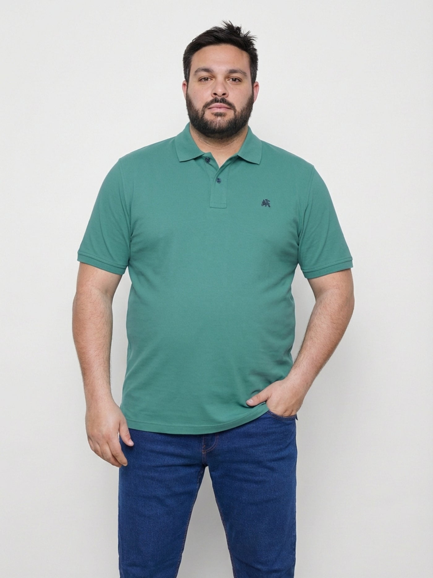 Poloshirt mit COOL & DRY in GROSSEN GRÖSSEN - Polo Shirt Kurzarm