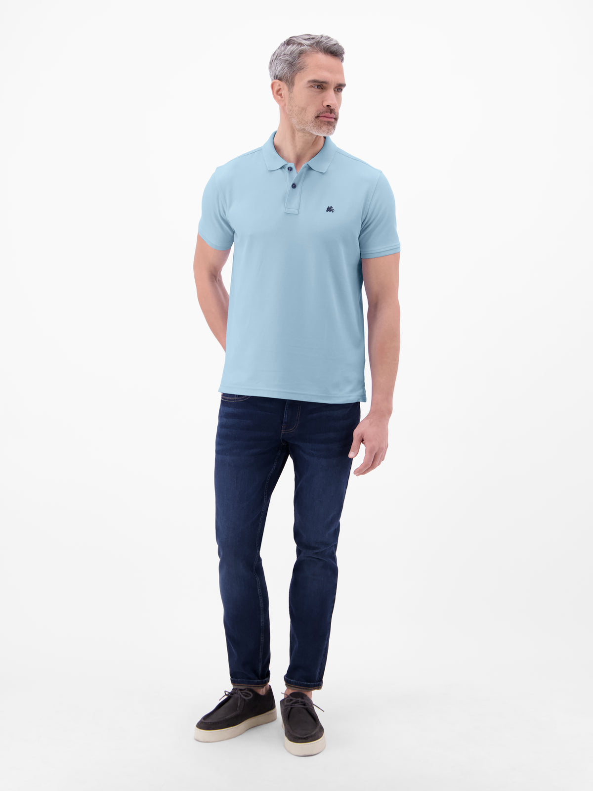 Klassisches Poloshirt für Herren in *Cool & Dry* Piquéqualität - Polo Shirt Kurzarm