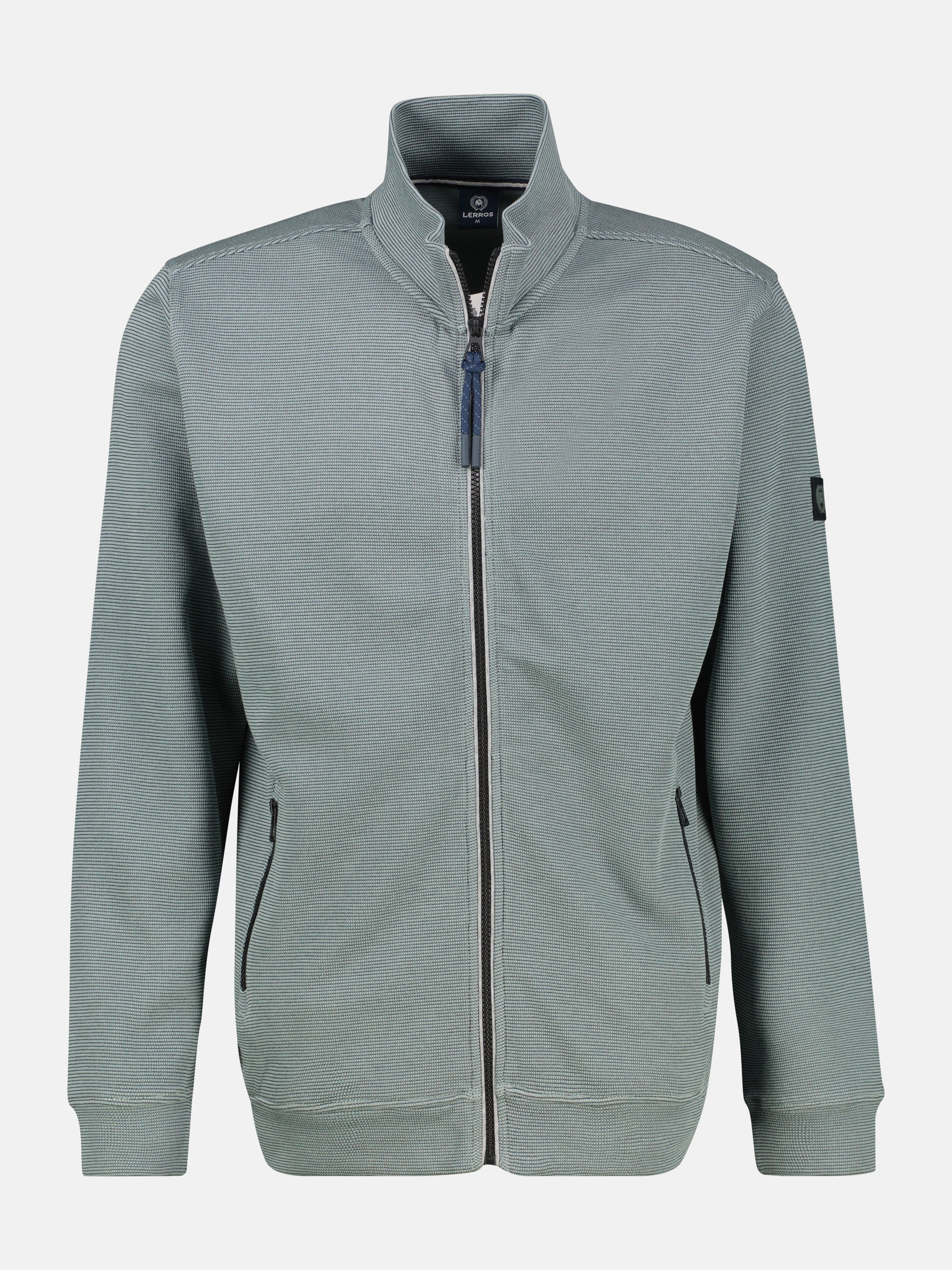 Jacke aus Baumwollmix mit Taschen - Sweatjacke