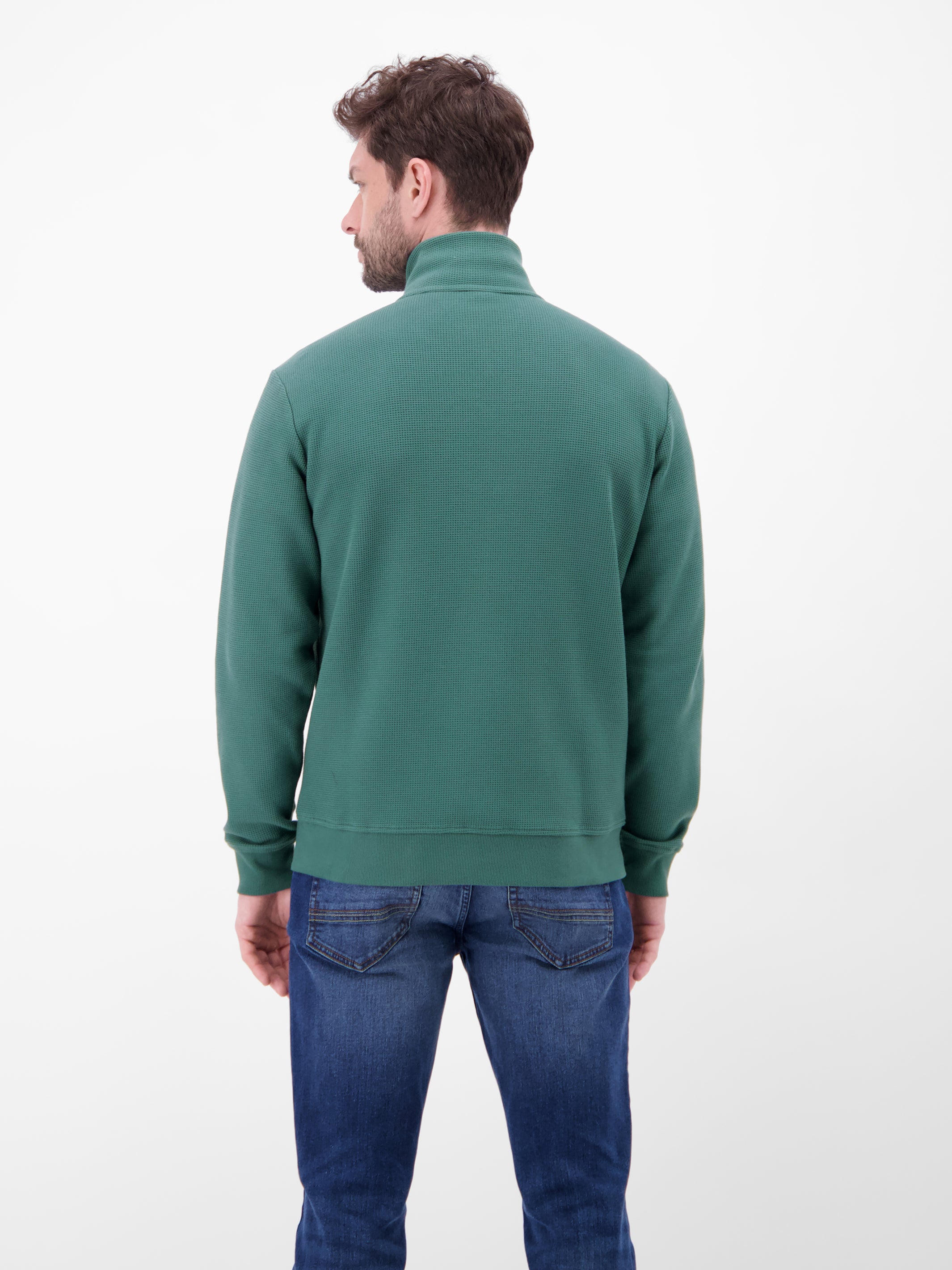 Sweatjacke aus Baumwollmix - Sweatjacke
