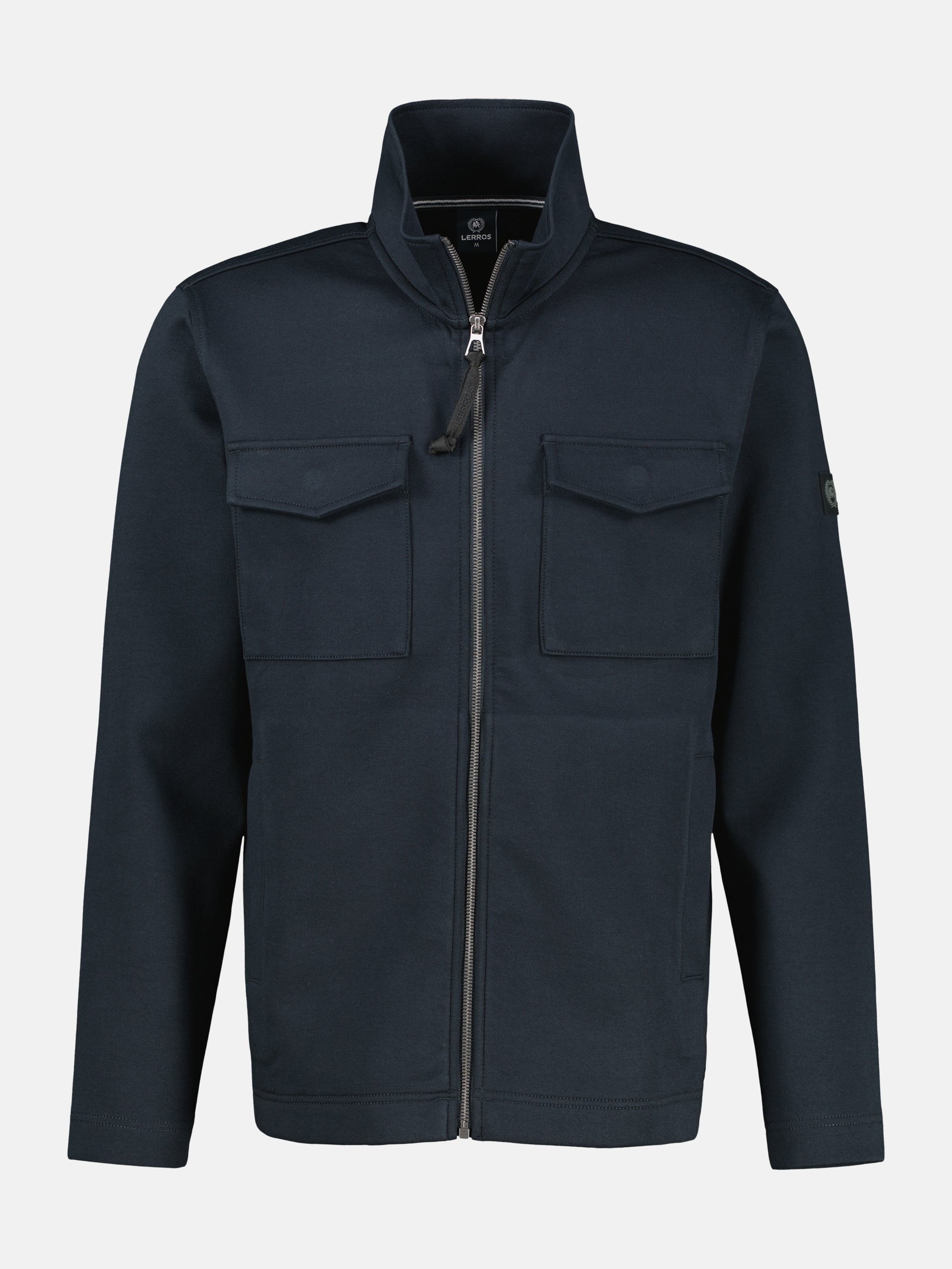 Sweatjacke mit Brusttaschen - Sweatjacke