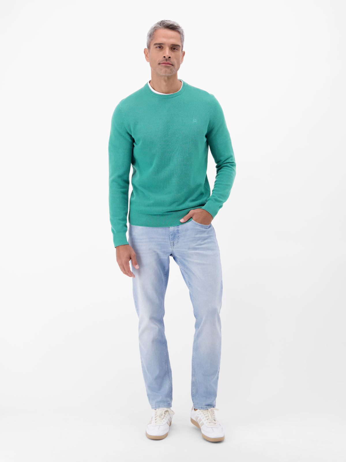 Sweatshirt in dynamischer 2-Tone-Optik - Sweatshirt