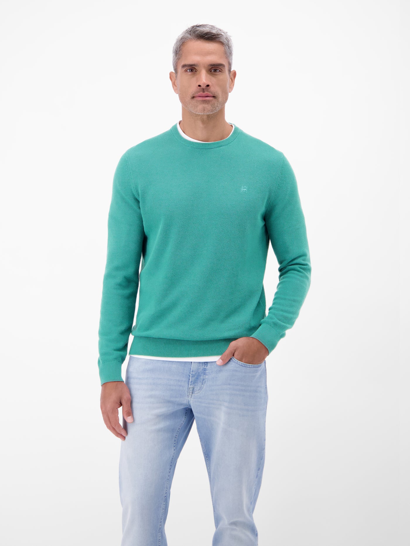 Sweatshirt in a dynamic two-tone look