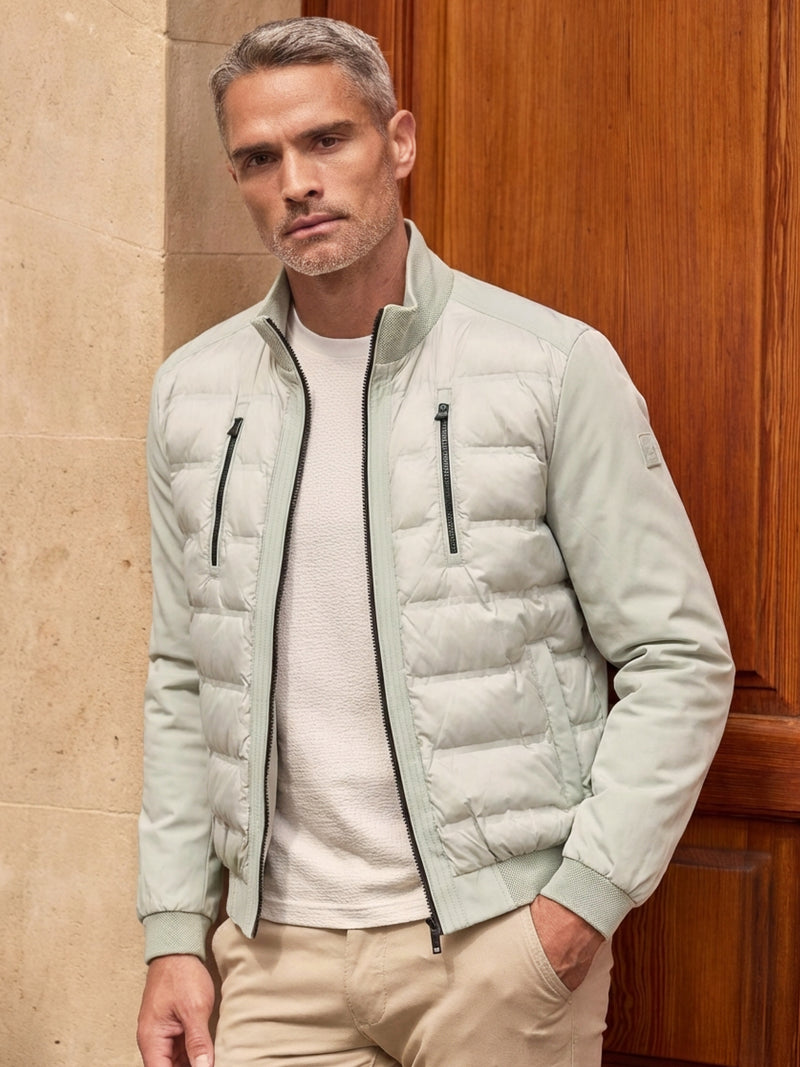 Outdoorshell mit Brusttaschen, weich gefüttert - Steppjacke