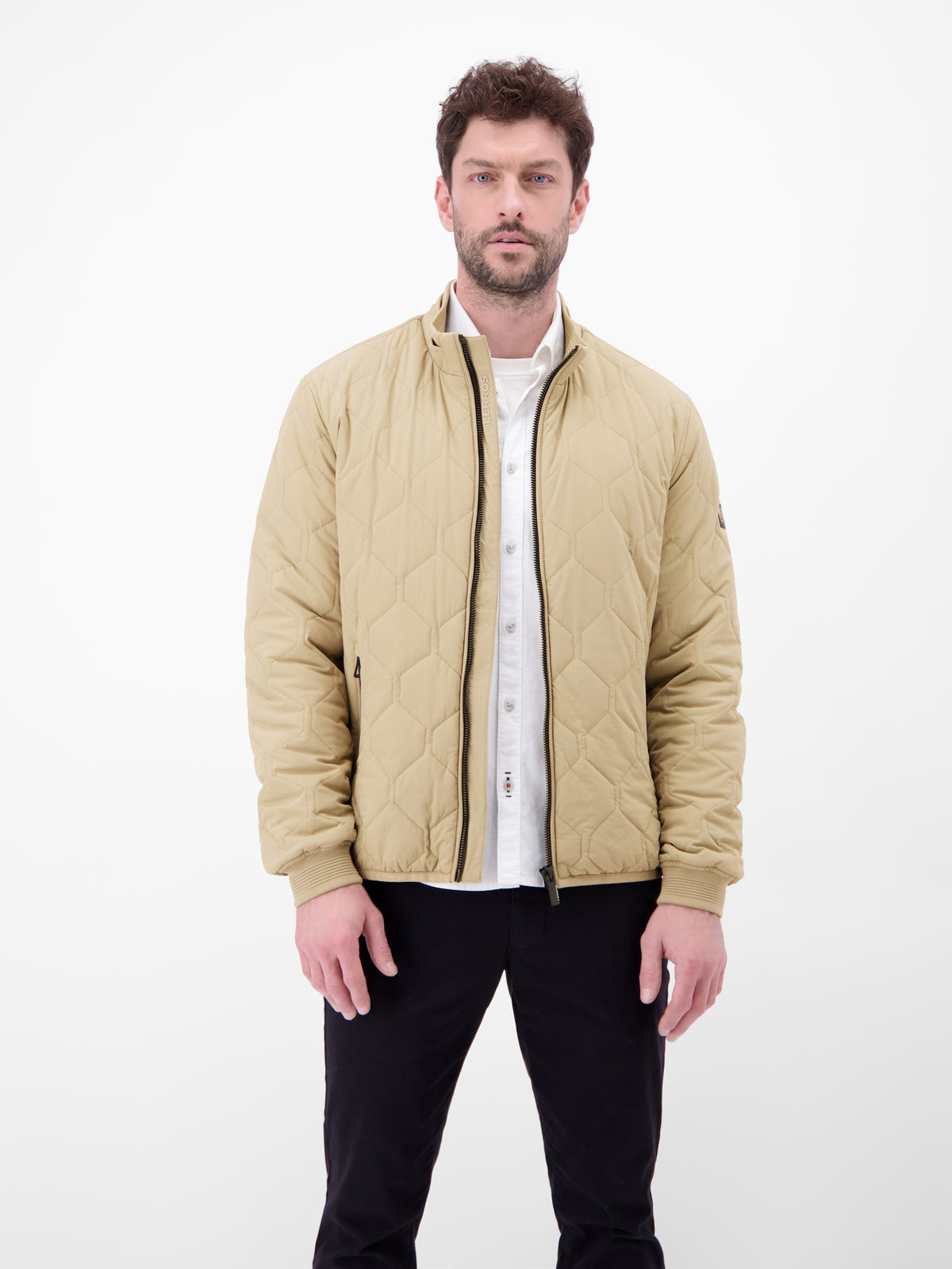 Outdoorjacke in modernem Wabenstepp - Steppjacke
