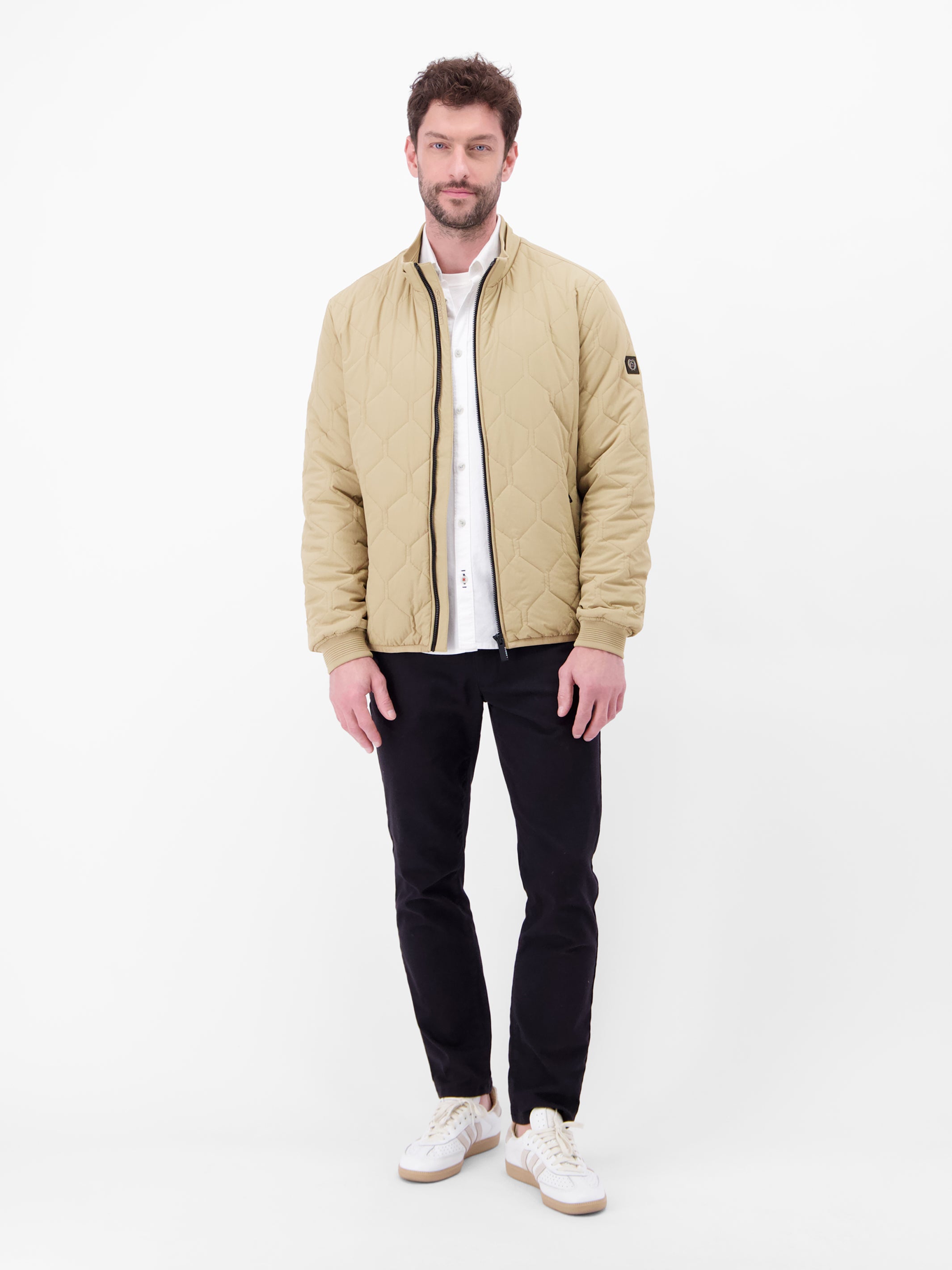 Outdoorjacke in modernem Wabenstepp - Steppjacke