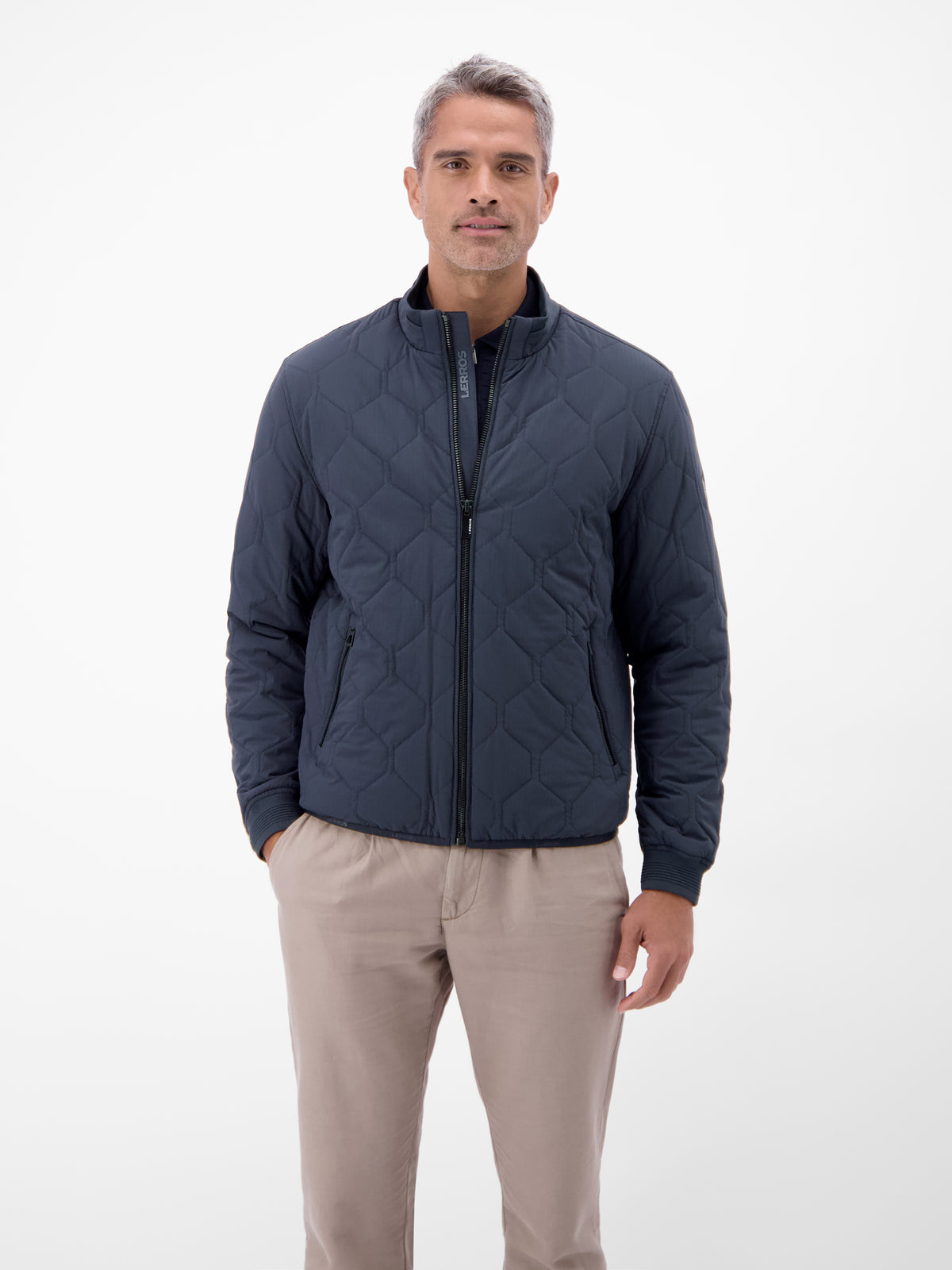 Outdoorjacke in modernem Wabenstepp - Steppjacke