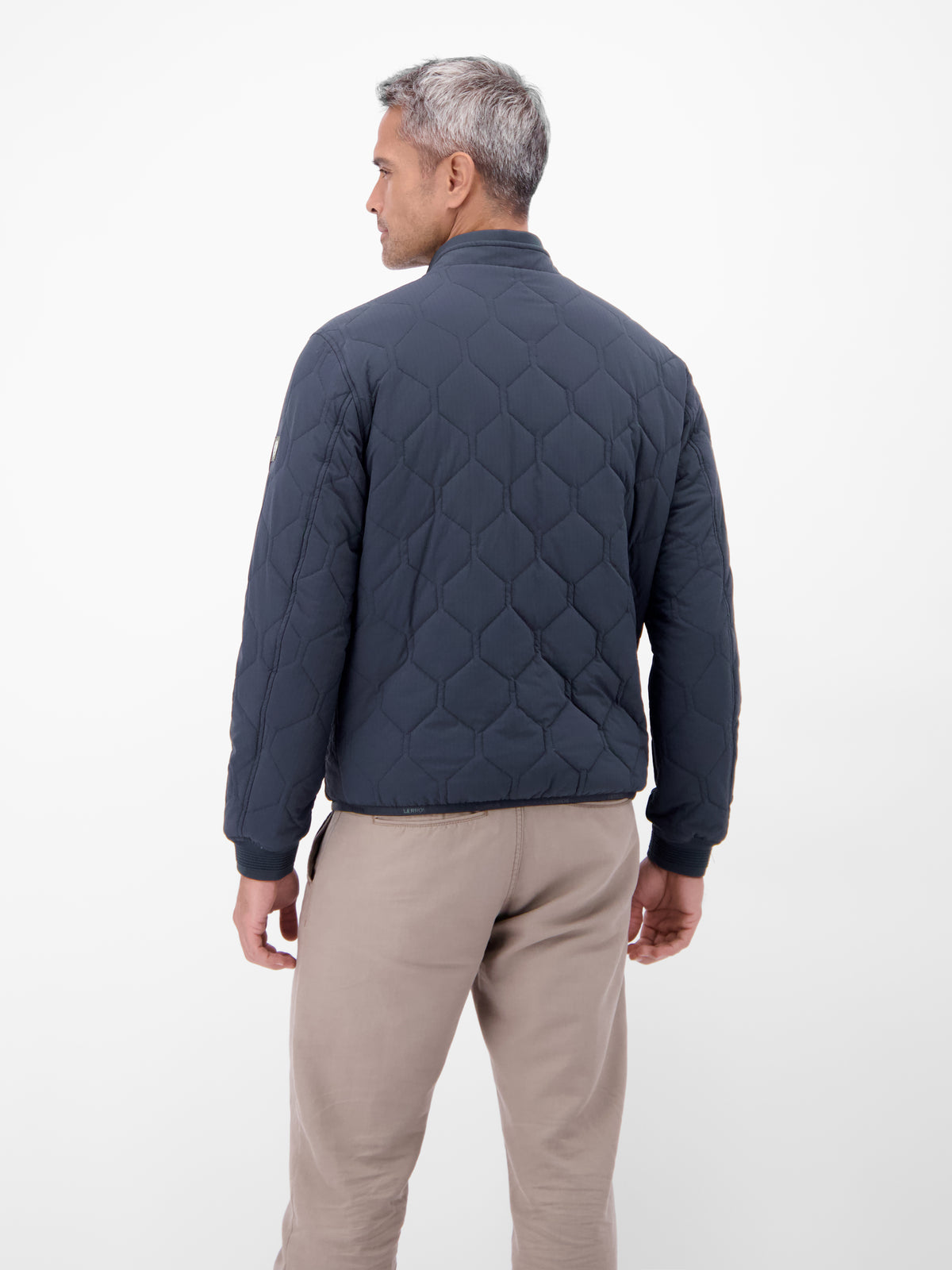 Outdoorjacke in modernem Wabenstepp - Steppjacke