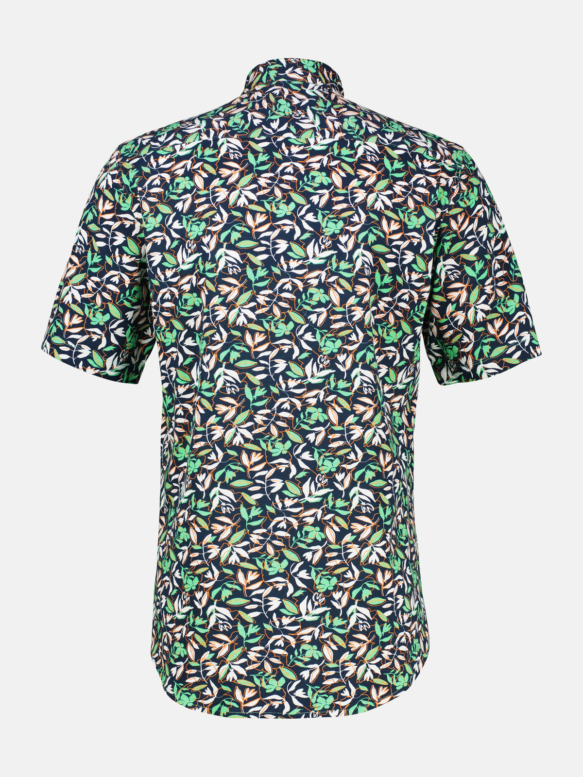 Kurzarmhemd floral bedruckt, grosse Größen - Kurzarmhemd