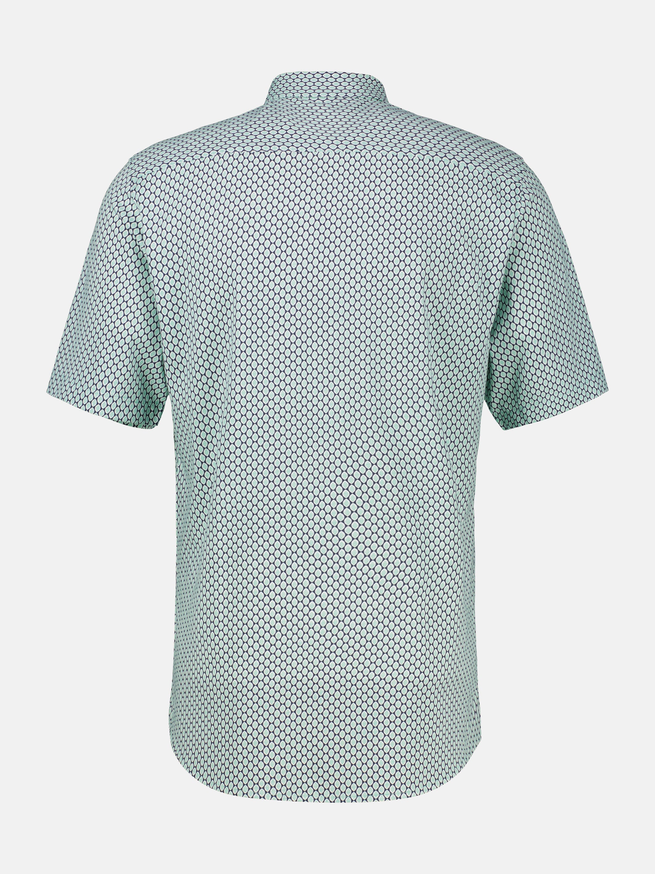 Halbarm-Hemd mit Minimalprint, grosse Größen - Kurzarmhemd