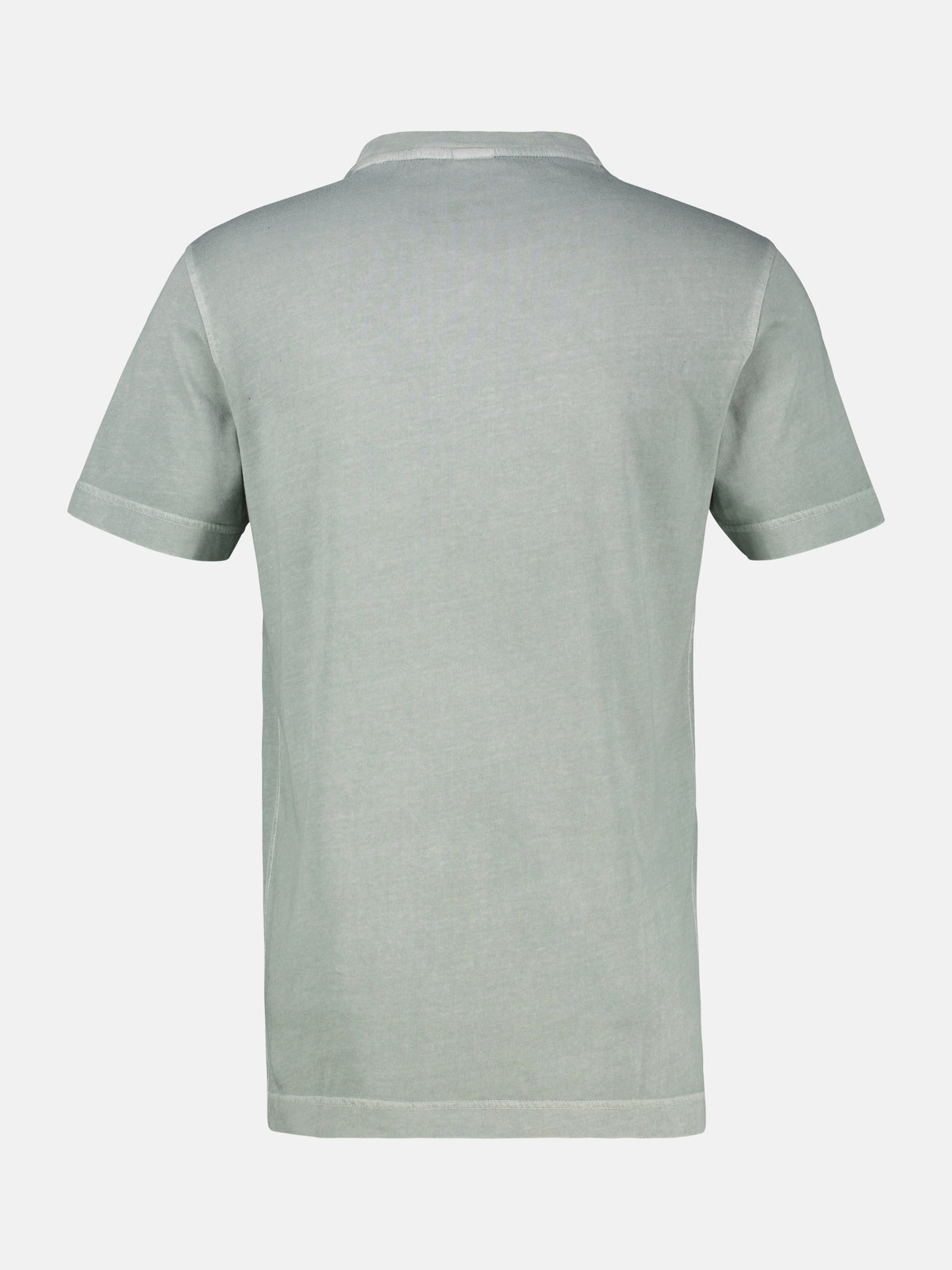 T-Shirt mit O-Neck und Frontprint - T-Shirt Rundhals