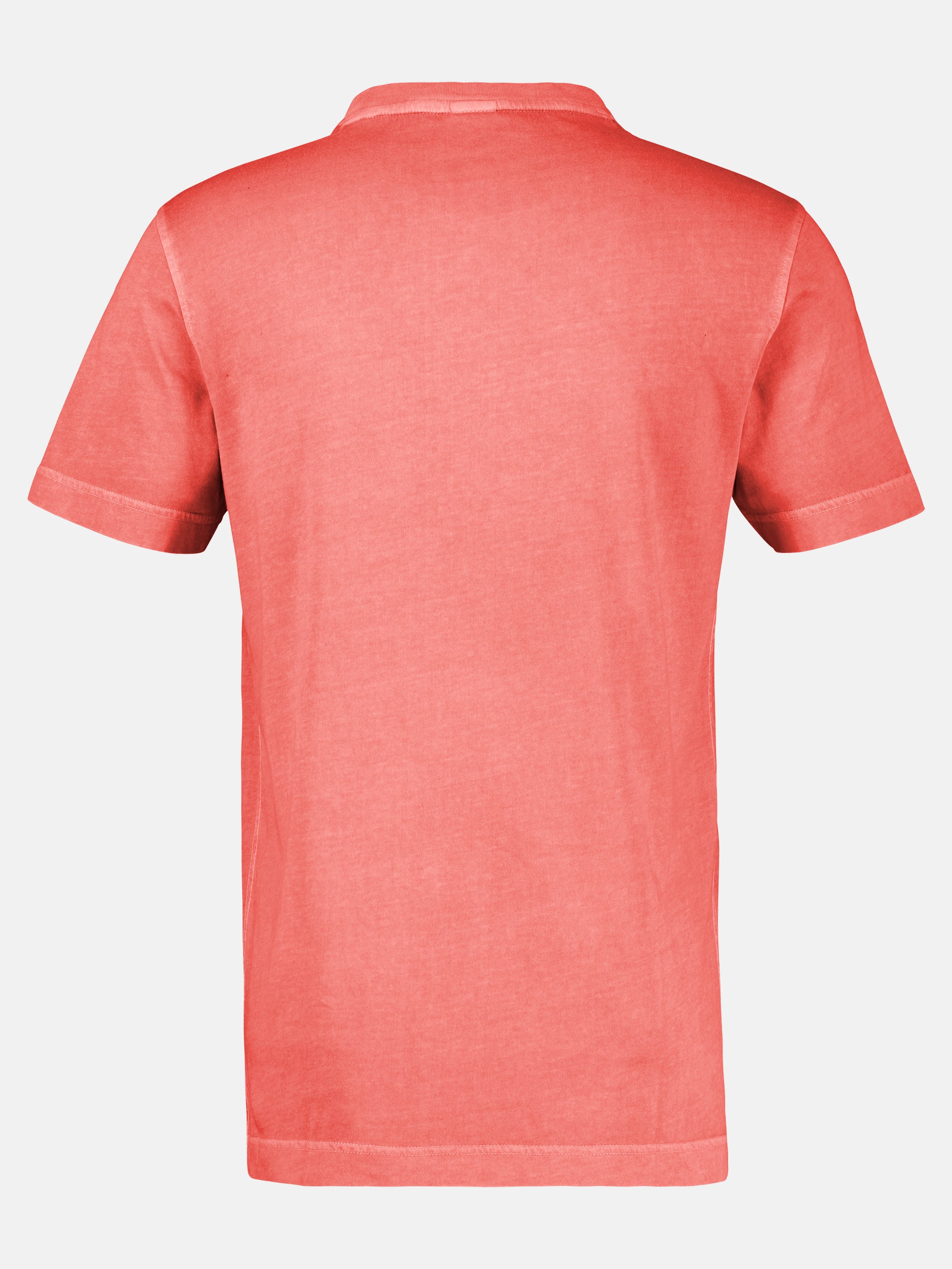 T-Shirt mit O-Neck und Frontprint - T-Shirt Rundhals