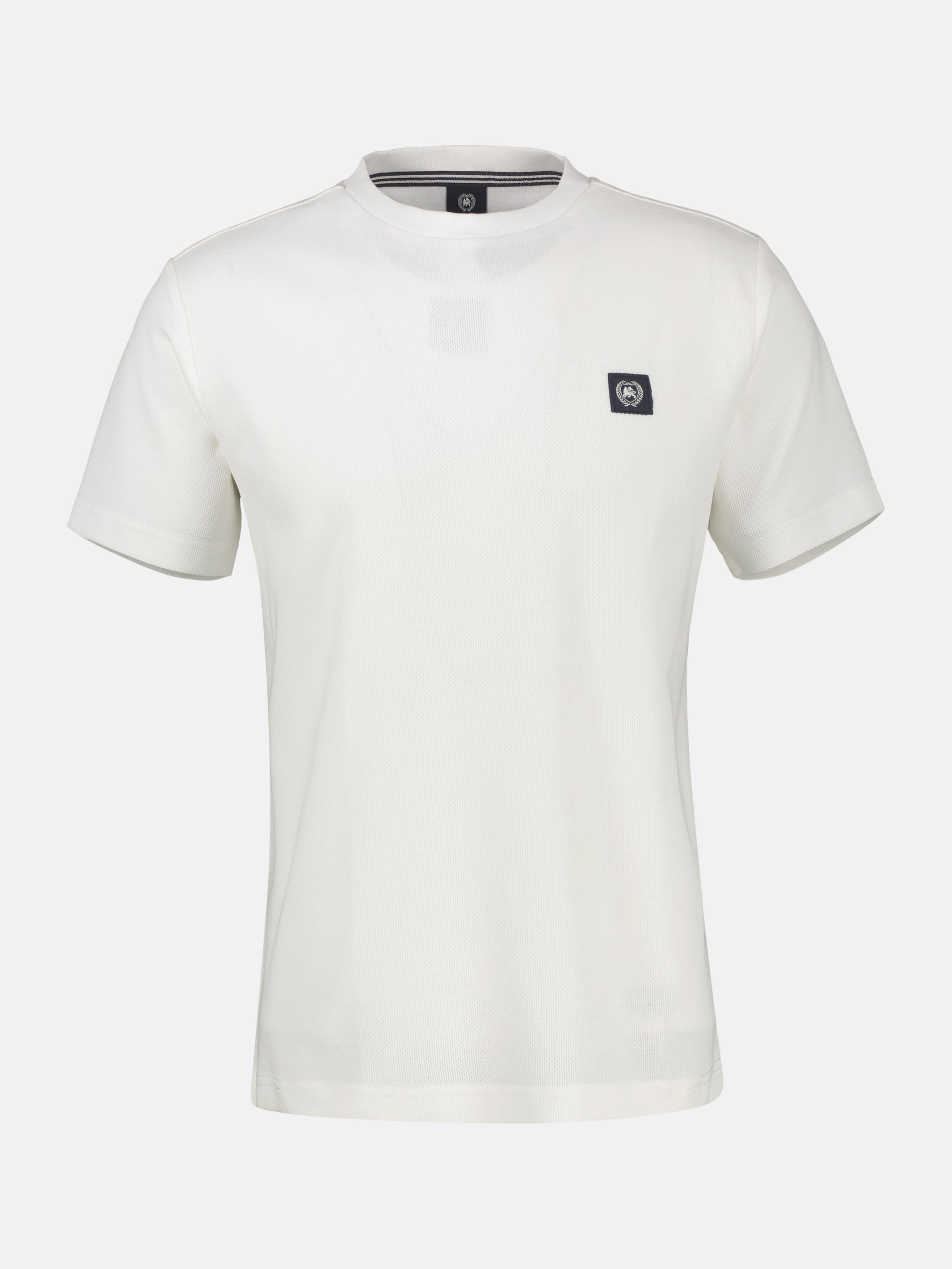 T-Shirt mit Waffelstruktur in grossen Größen - T-Shirt Rundhals