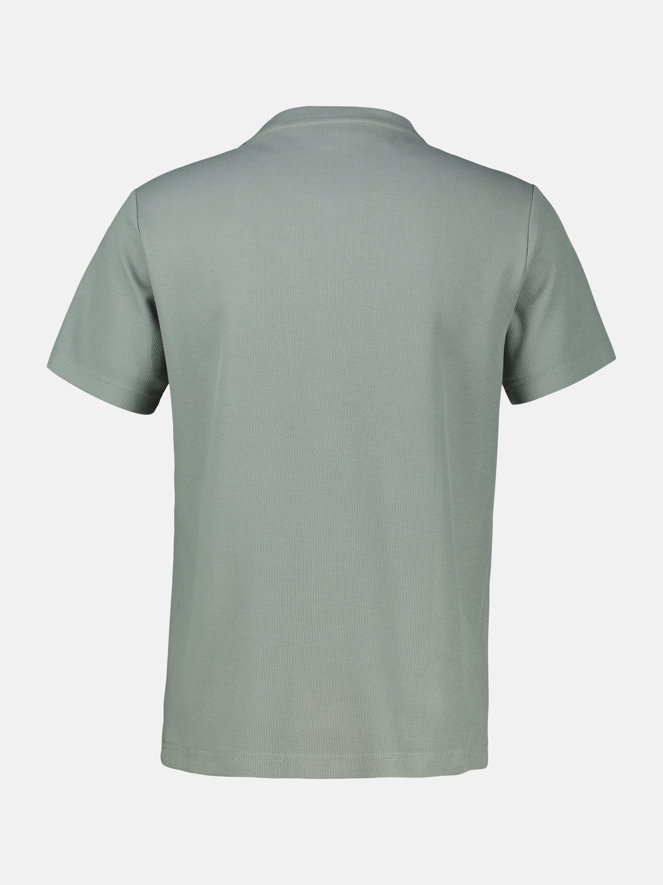 T-Shirt mit Waffelstruktur in grossen Größen - T-Shirt Rundhals