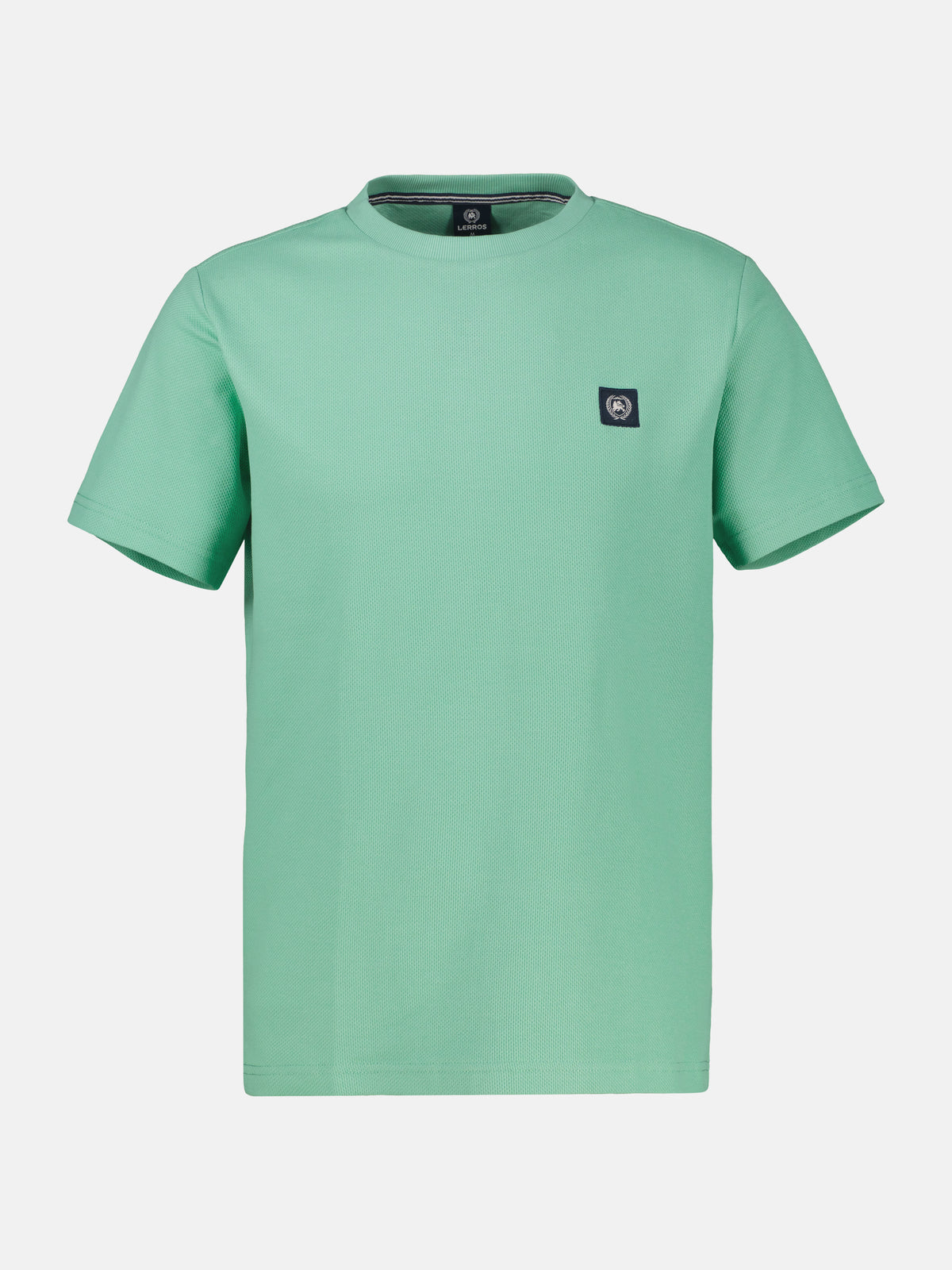 T-Shirt mit Waffelstruktur in grossen Größen - T-Shirt Rundhals