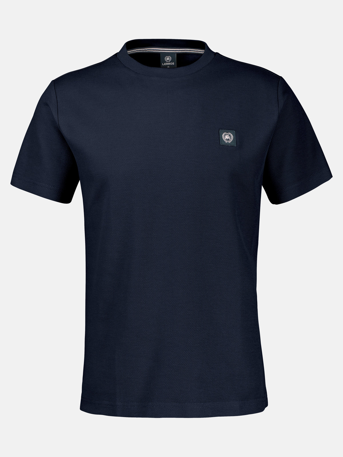 T-Shirt mit Waffelstruktur aus 100 % Baumwolle - T-Shirt Rundhals