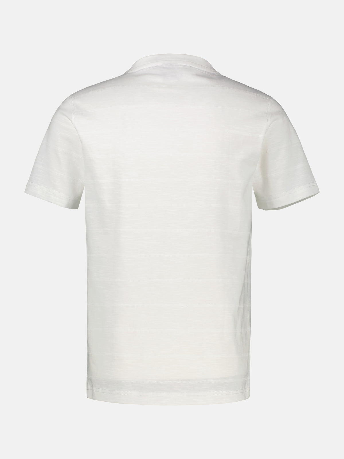 T-Shirt mit V-Neck in Strickqualität, grosse Größen - T-Shirt V-Neck