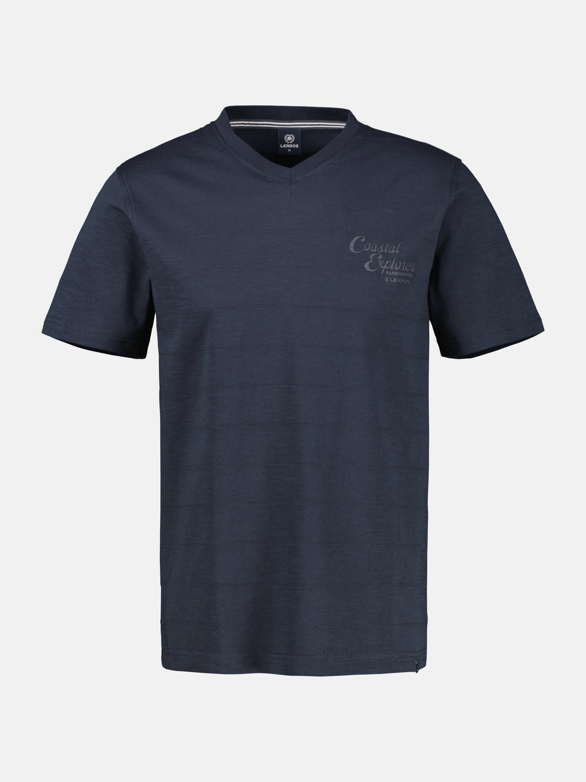 T-Shirt mit V-Neck in Strickqualität - T-Shirt V-Neck