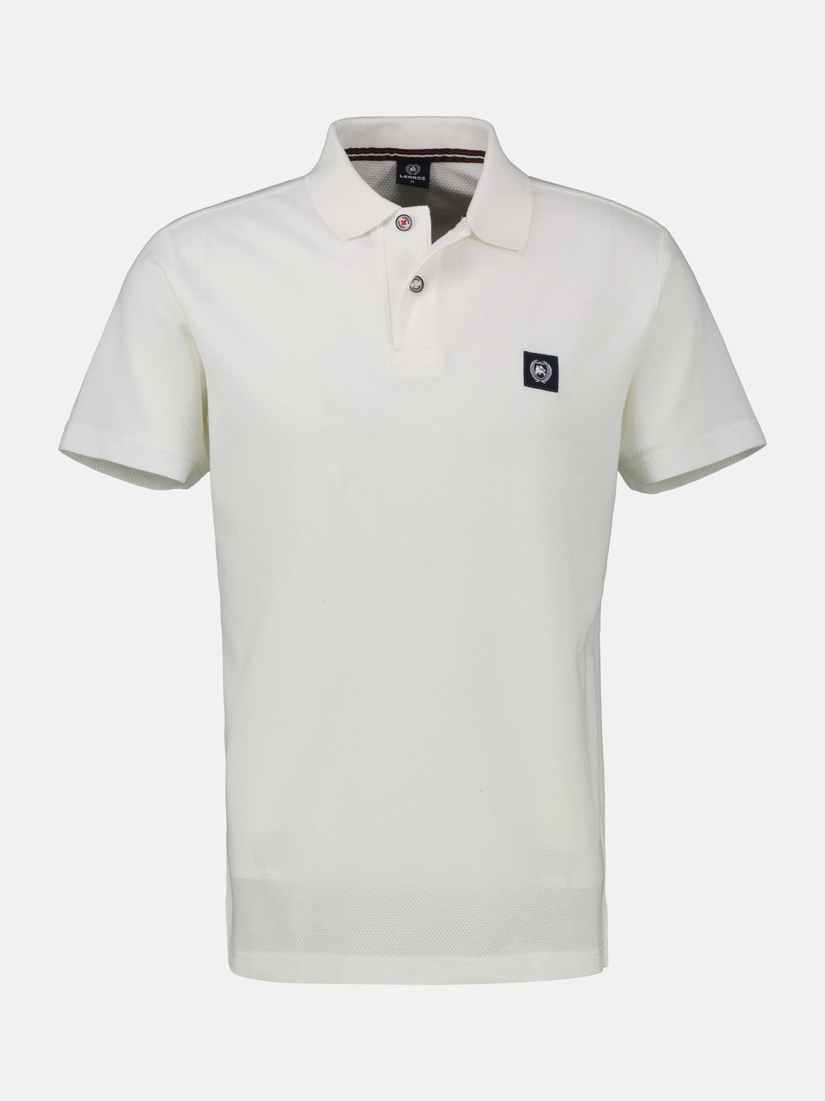 Poloshirt mit Waffelstruktur aus 100 % Baumwolle - Polo Shirt Kurzarm