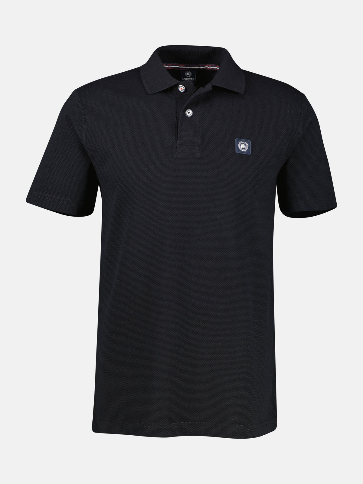 Poloshirt mit Waffelstruktur aus 100 % Baumwolle - Polo Shirt Kurzarm
