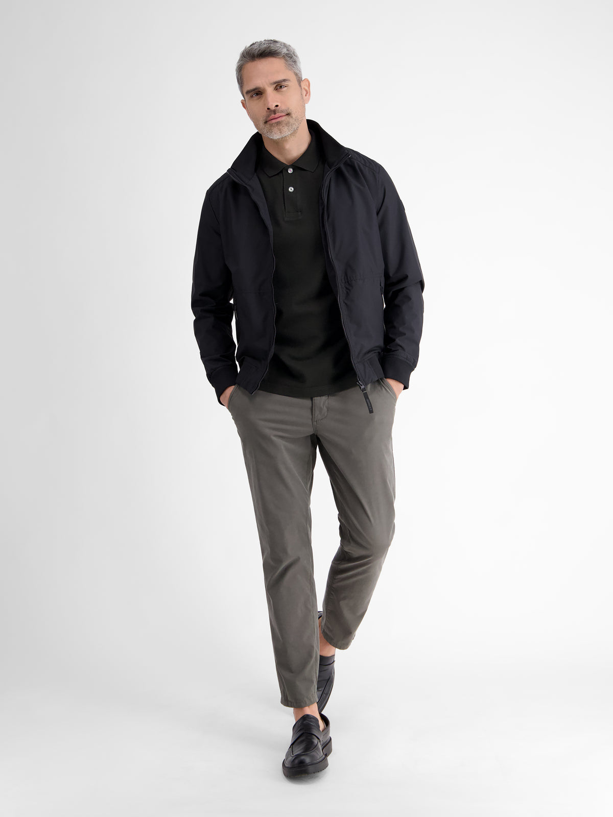 Poloshirt mit Waffelstruktur aus 100 % Baumwolle - Polo Shirt Kurzarm