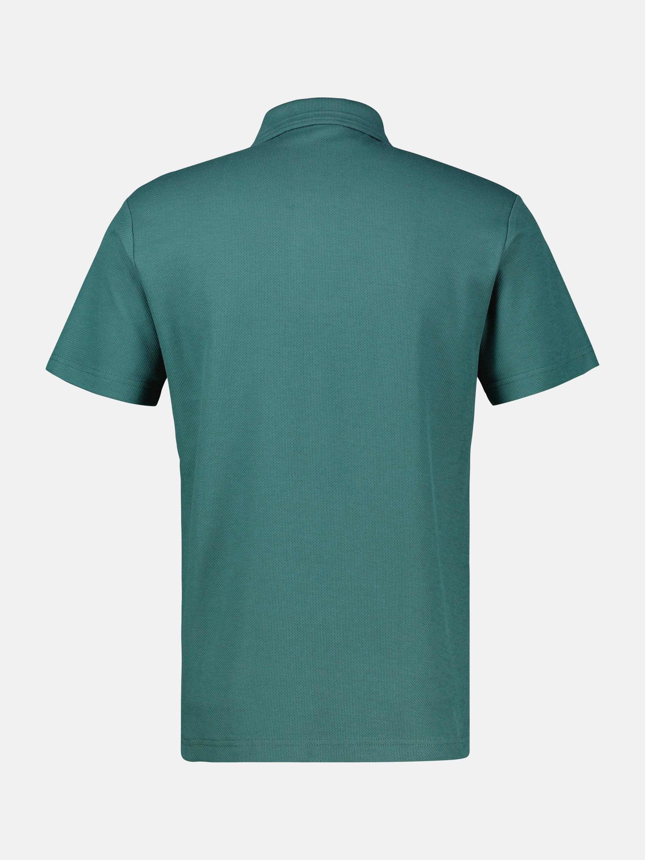 Poloshirt mit Waffelstruktur aus 100 % Baumwolle - Polo Shirt Kurzarm