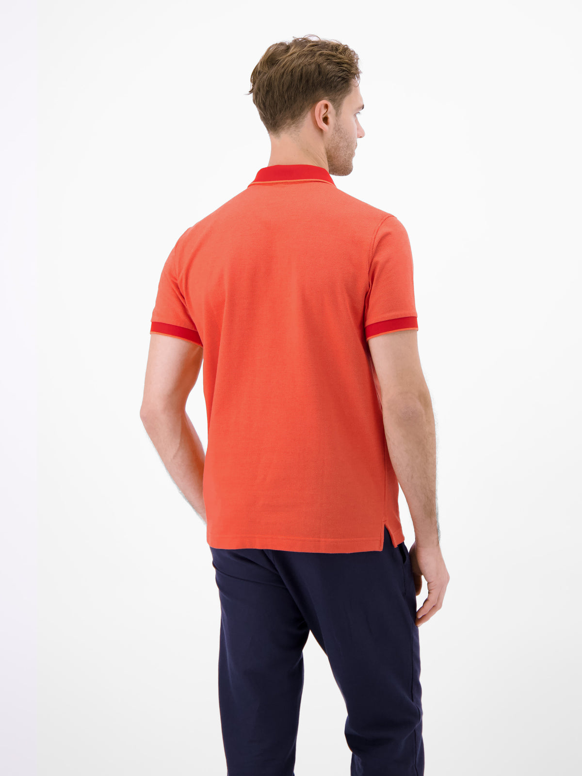 Poloshirt in 2-Tone-Optik - Polo Shirt Kurzarm