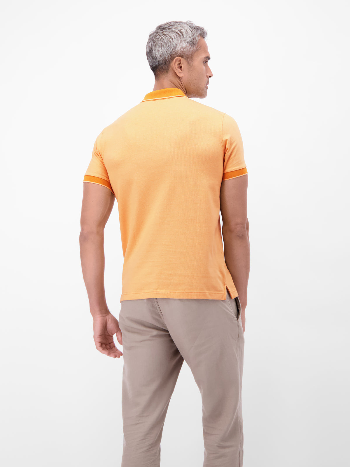 Poloshirt in 2-Tone-Optik - Polo Shirt Kurzarm