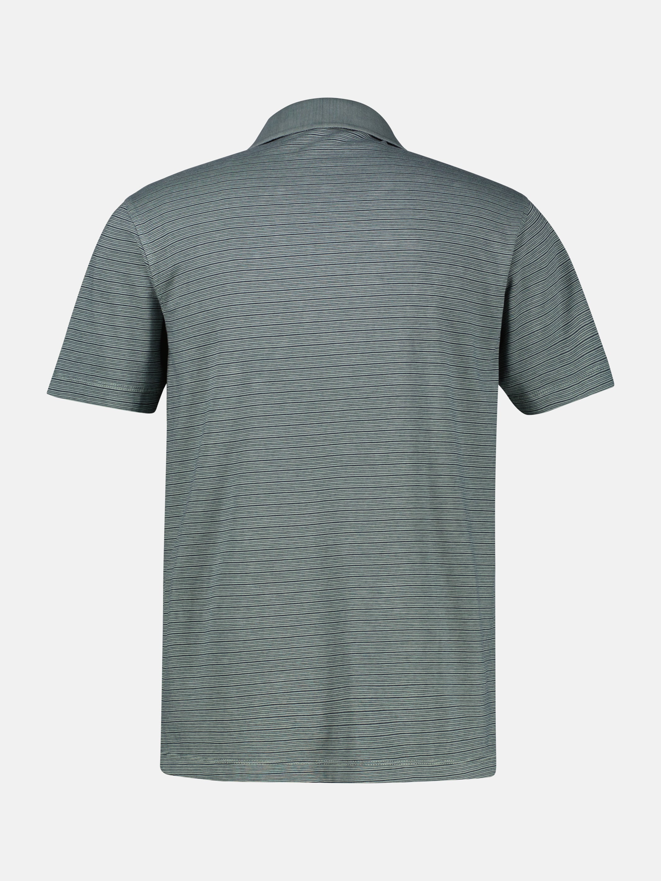 Poloshirt mit Fineliner-Optik, 100 % Baumwolle - Polo Shirt Kurzarm