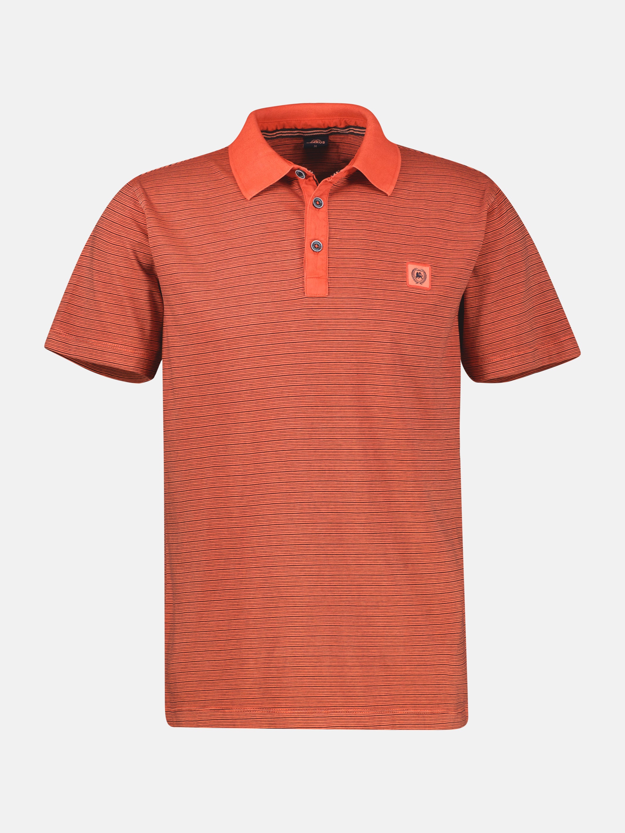 Poloshirt mit Fineliner-Optik, 100 % Baumwolle - Polo Shirt Kurzarm