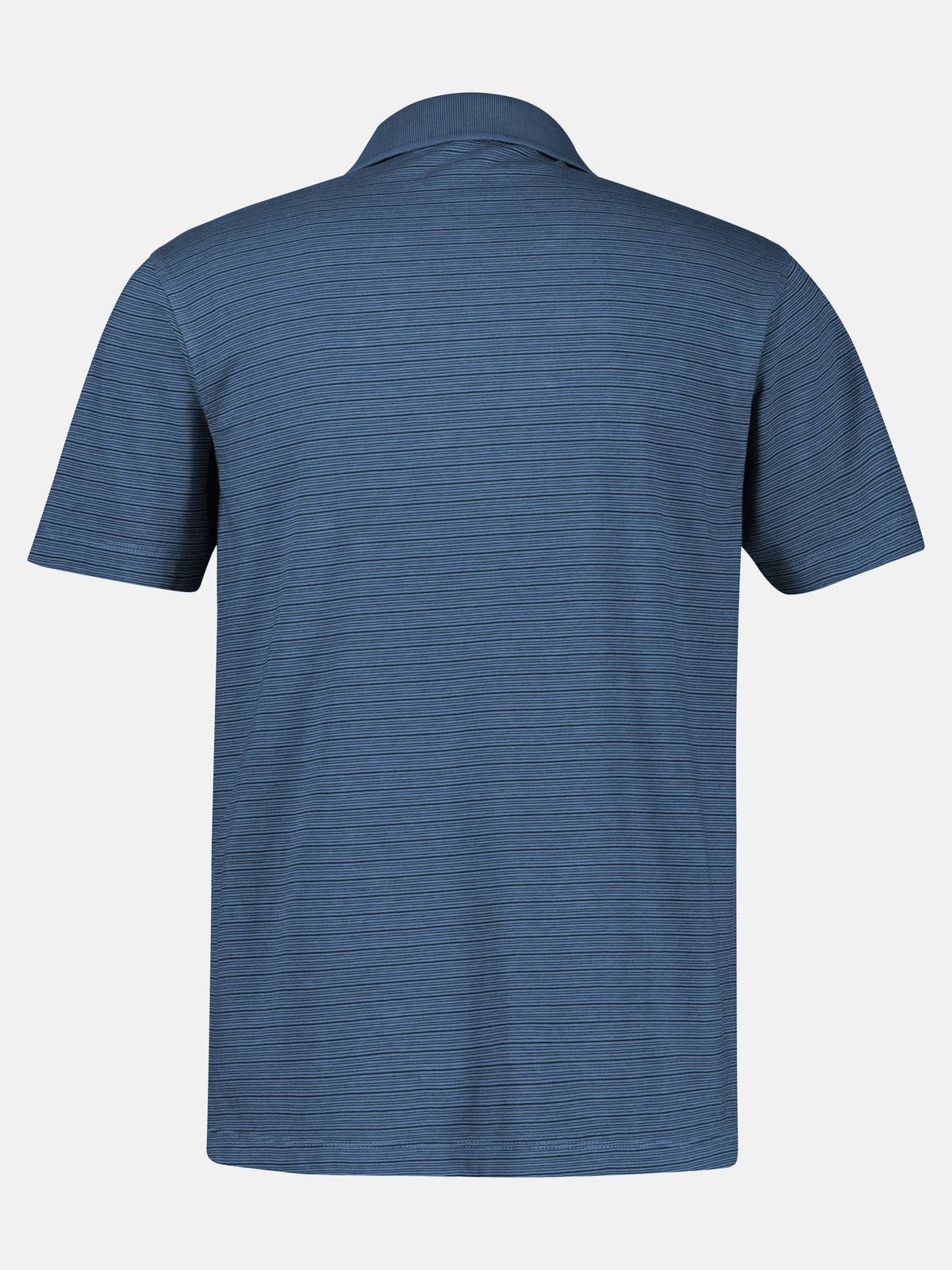 Poloshirt mit Fineliner-Optik, 100 % Baumwolle - Polo Shirt Kurzarm