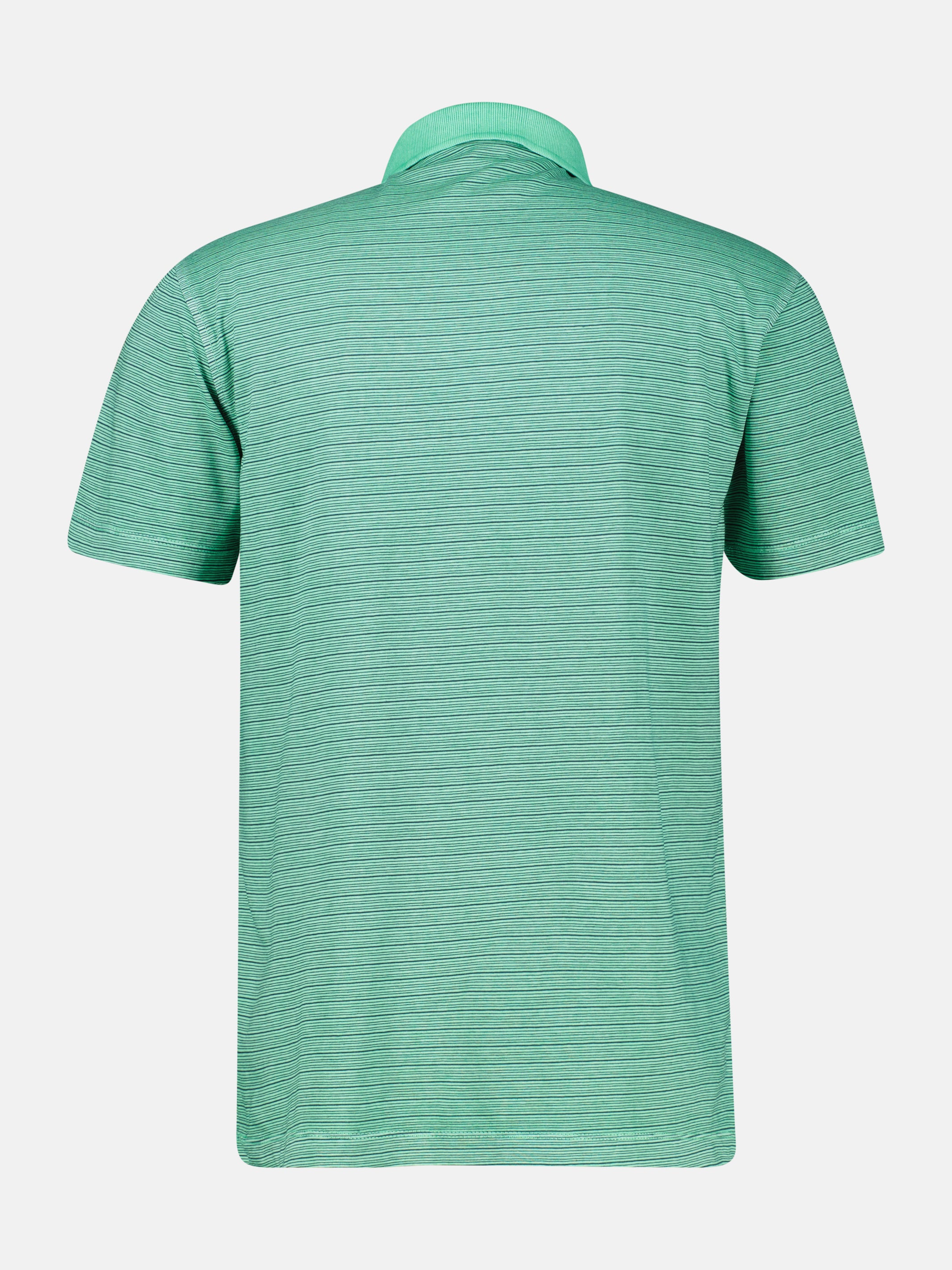 Poloshirt mit Fineliner-Optik, 100 % Baumwolle - Polo Shirt Kurzarm